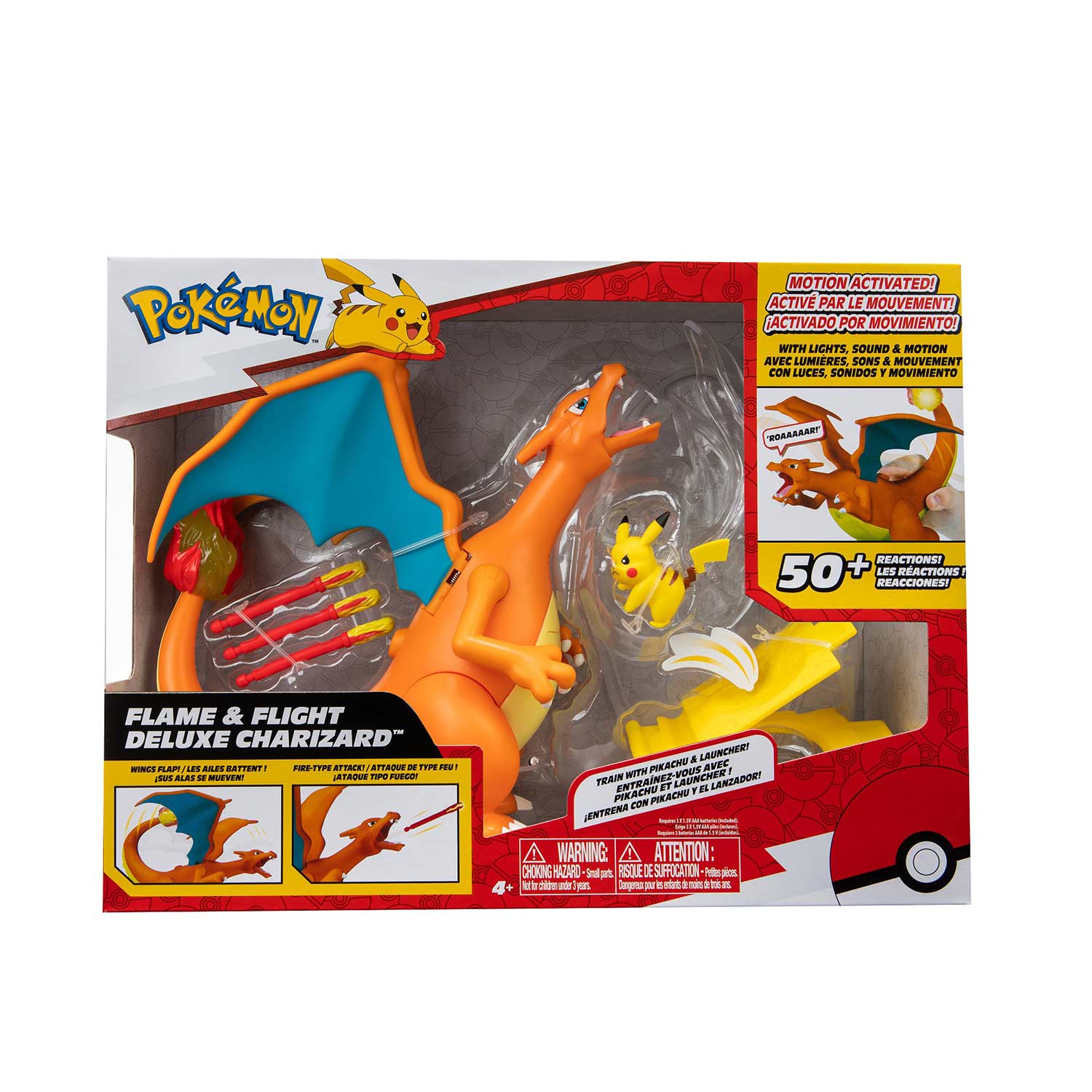 Pokemon Deluxe Charizard Eletrónico vs. Pikachu ( Imagem 4 de 4 ) - Preview