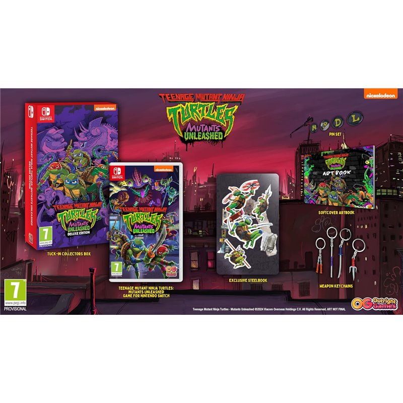 Teenage Mutant Ninja Turtles: Mutants Unleashed - Deluxe Edition Nintendo Switch ( Imagem 2 de 2 ) - Preview