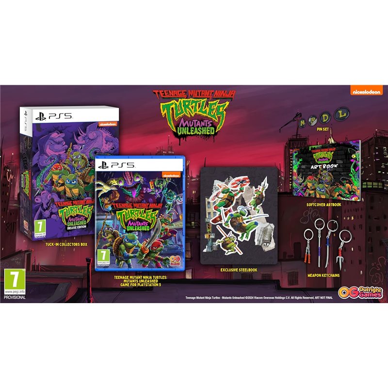 Teenage Mutant Ninja Turtles: Mutants Unleashed - Deluxe Edition PS5 ( Imagem 2 de 2 ) - Preview