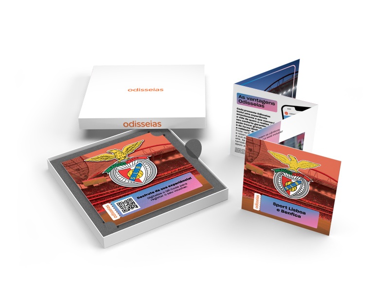 Pack Presente Odisseias - Sport Lisboa e Benfica | Bilhetes para Jogo + Cachecóis ( Imagem 2 de 4 ) - Preview