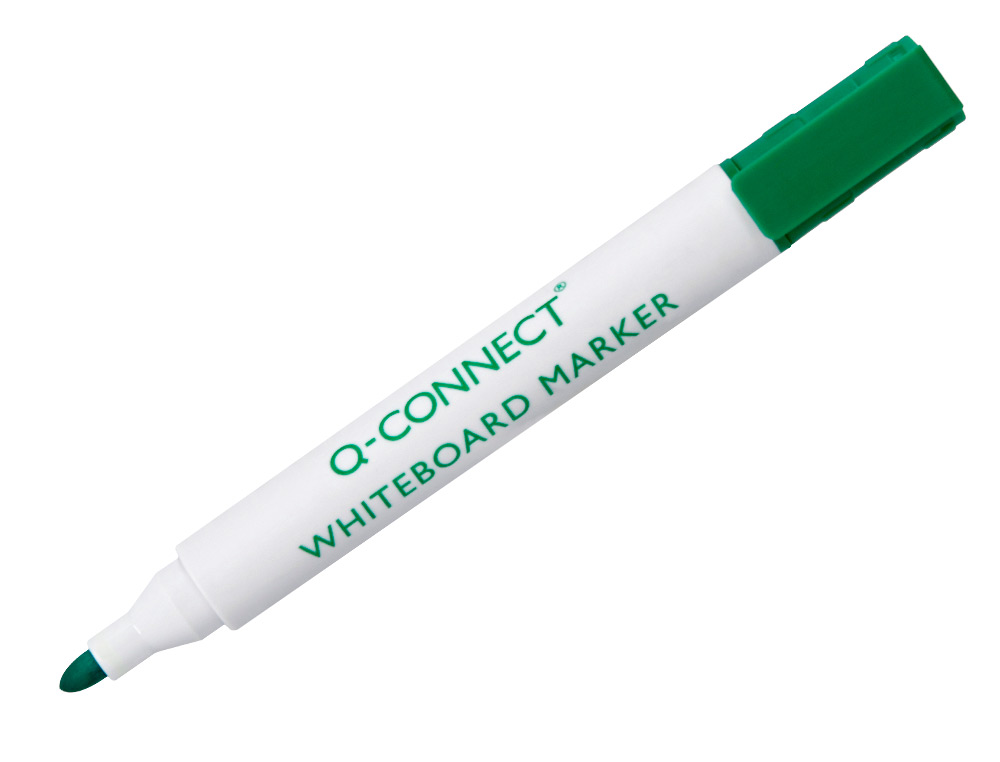 Marcador Q-Connect Para Quadro Branco de Ponta Redonda 3.0mm - Verde ( Imagem 3 de 7 ) - Preview