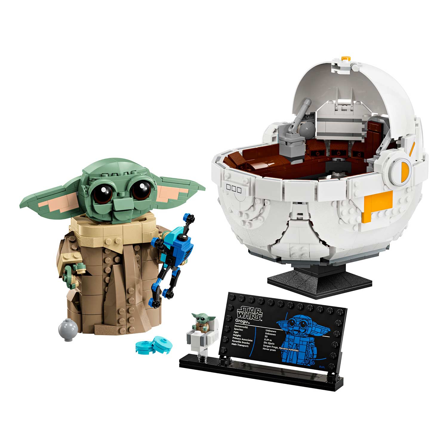 Lego Star Wars Grogu Com Carrinho Planador 75403 ( Imagem 2 de 4 ) - Preview
