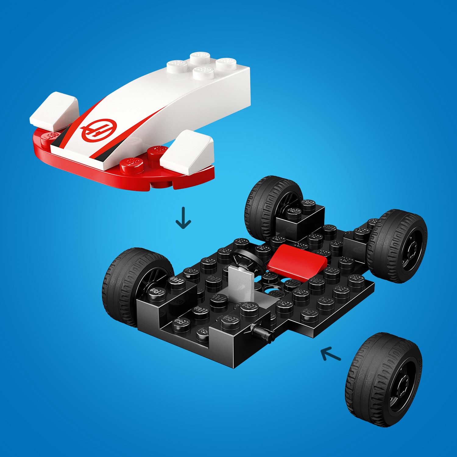 Lego City Carros De Corrida F1 Da Williams Racing E Haas F1 60464 ( Imagem 4 de 4 ) - Preview