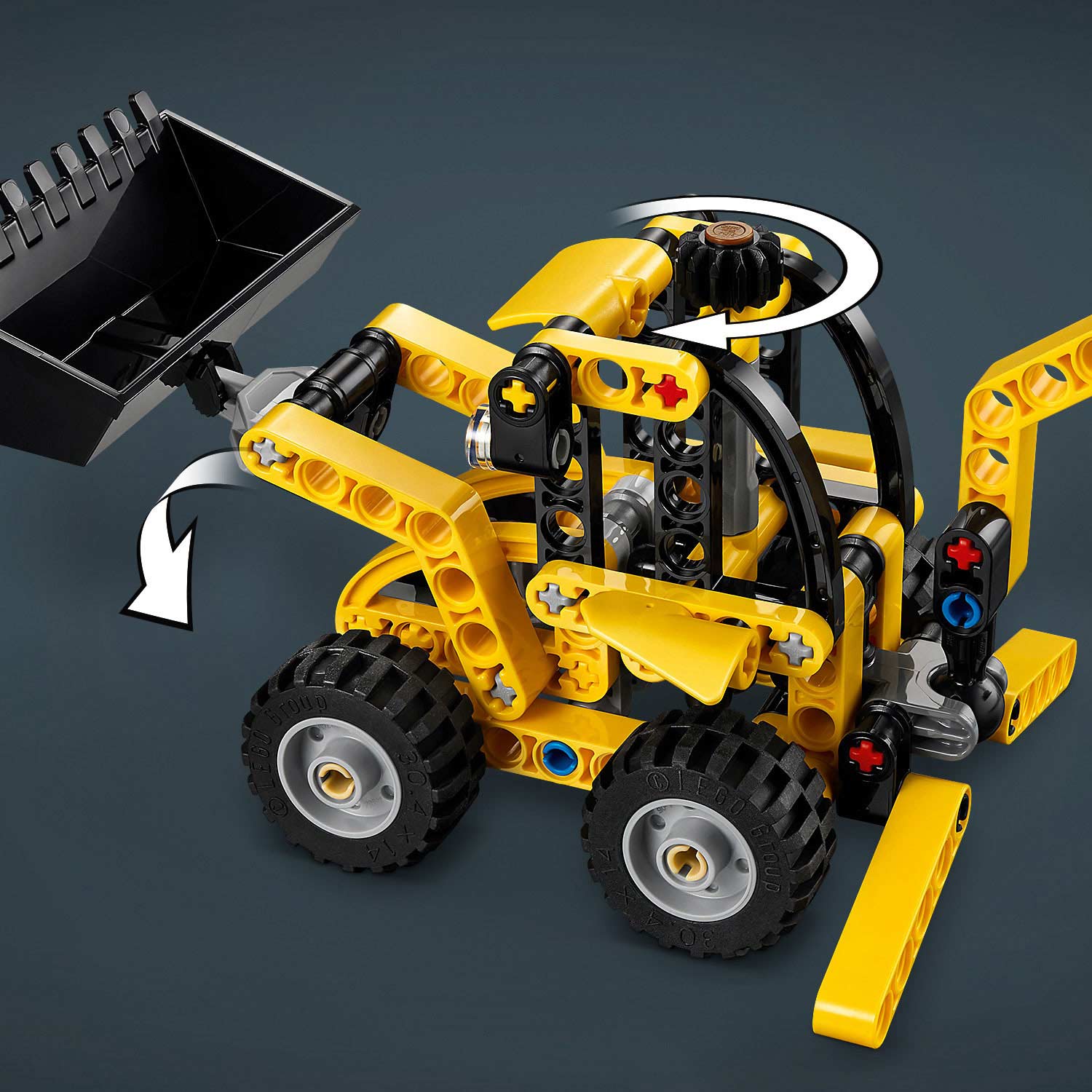 Lego Technic Retroescavadora 42197 ( Imagem 4 de 4 ) - Preview