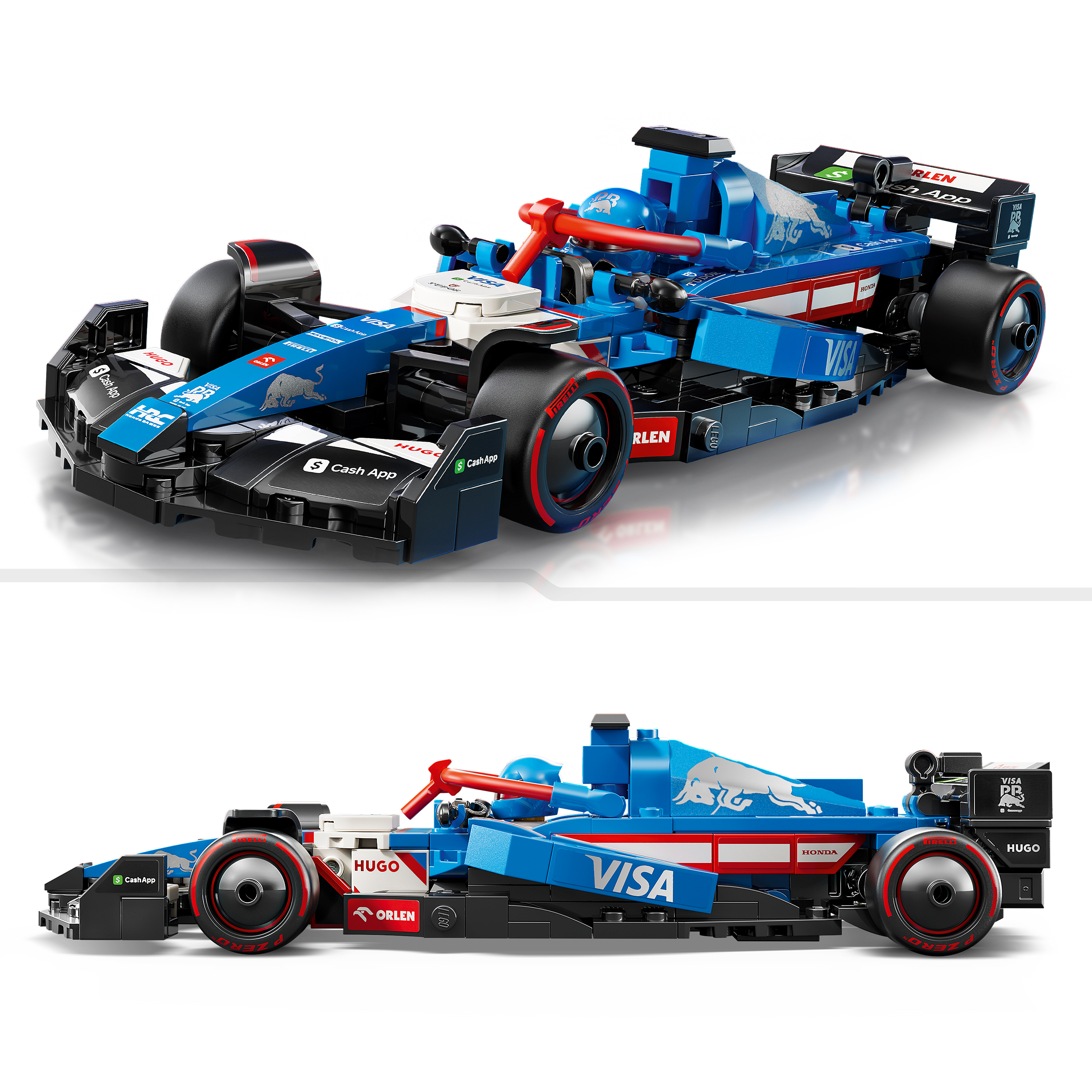 Lego Speed Champions Carro De Corrida Visa Cash Rb Vcarb 01 F1 77246 ( Imagem 4 de 4 ) - Preview