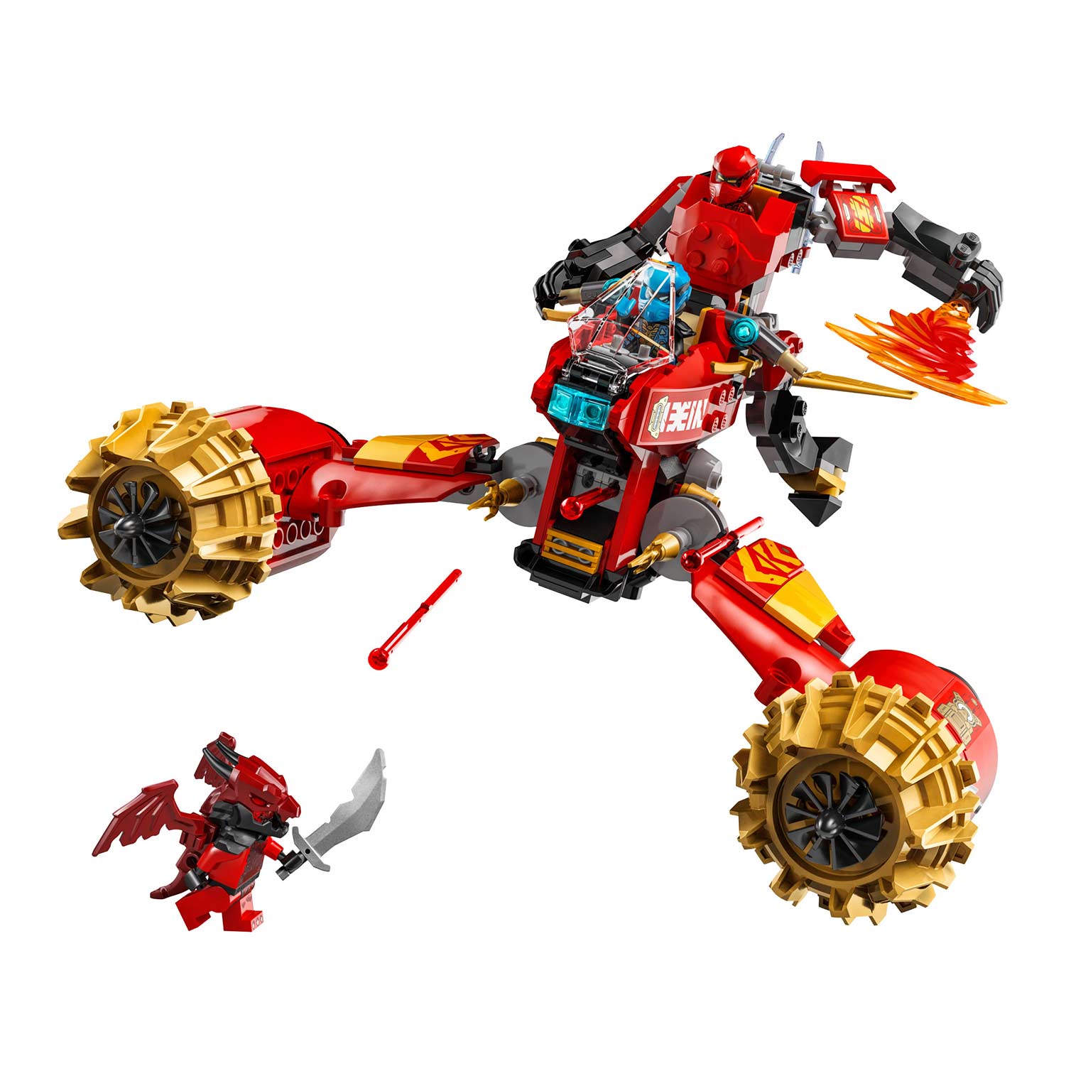 Lego Ninjago Robo Motard Da Tempestade Do Kai 71830 ( Imagem 2 de 4 ) - Preview