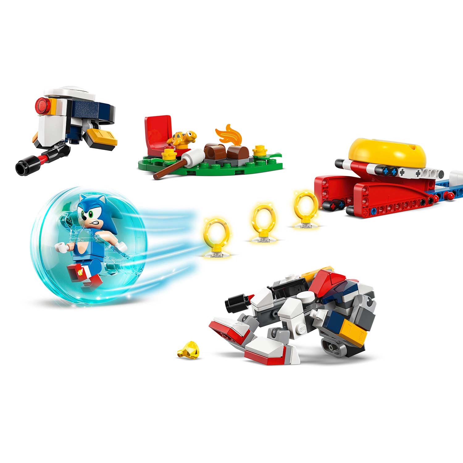 Lego Sonic The Hedgehog Confronto No Acampamento Do Sonic 77001 ( Imagem 3 de 4 ) - Preview