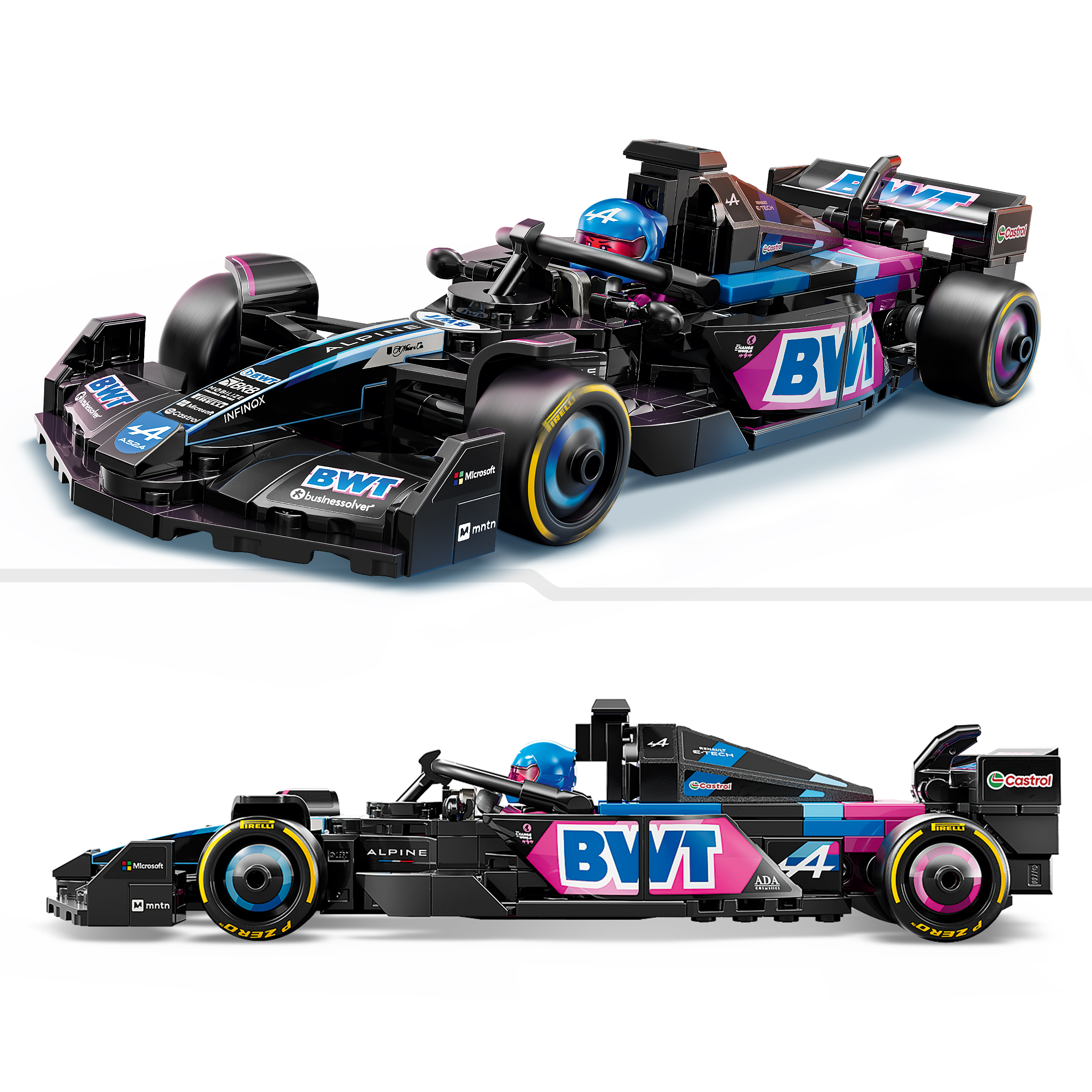 Lego Speed Champions Carro De Corrida Bwt Alpine F1 Team A524 77248 ( Imagem 3 de 4 ) - Preview