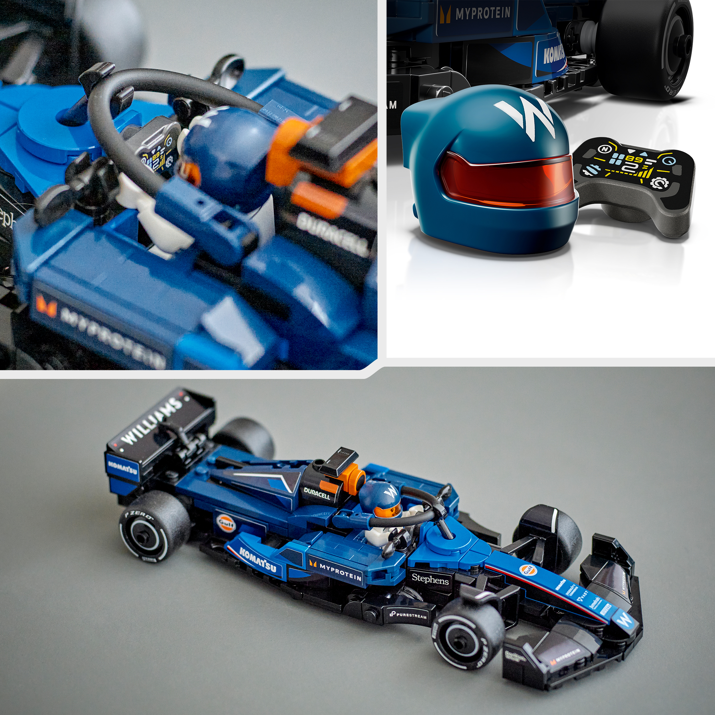 Lego Speed Champions Carro De Corrida Williams Racing Fw46 F1 77249 ( Imagem 4 de 4 ) - Preview