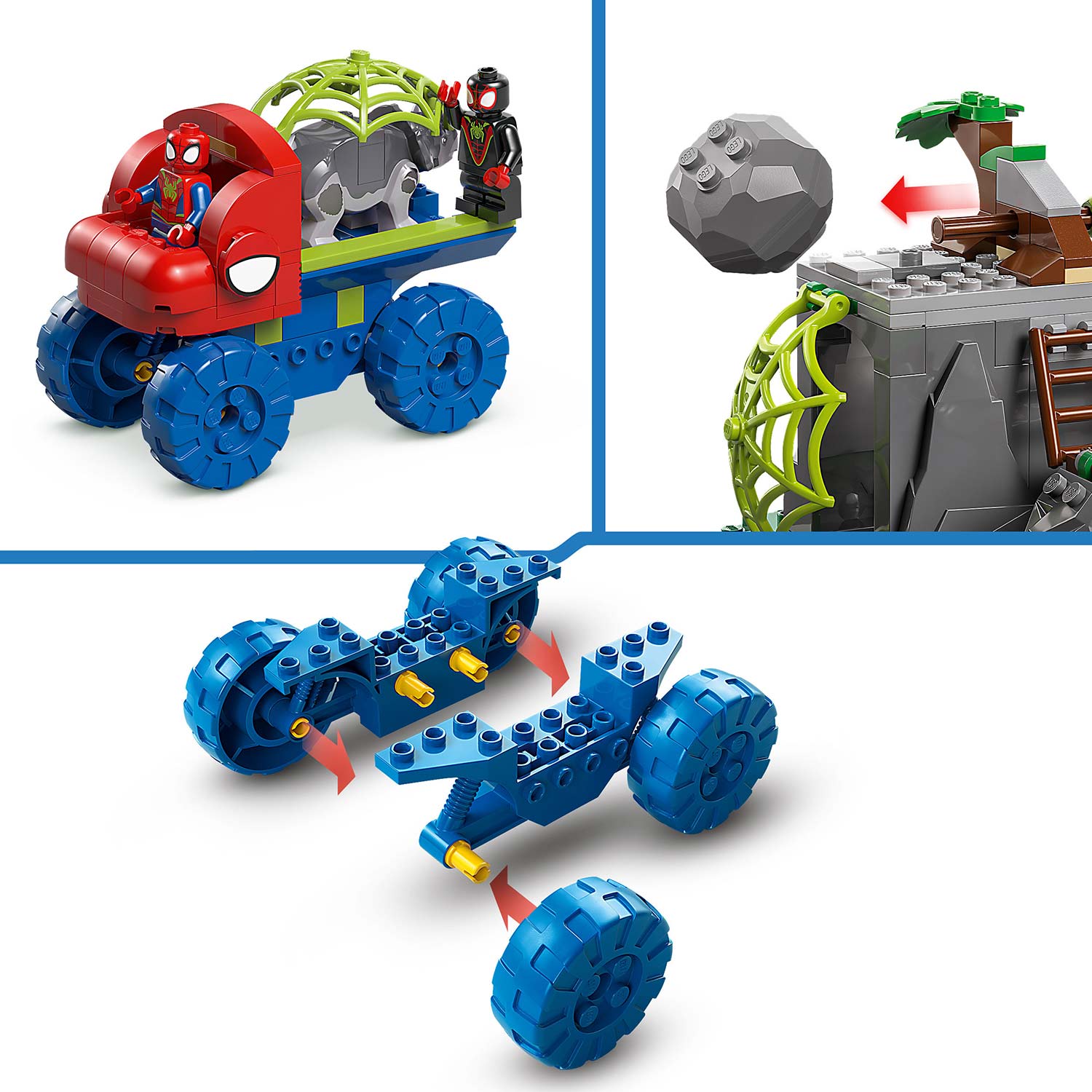 Lego Marvel Equipa Spidey - Resgate Com Veículo Dinossauro Todo-O Terreno 11199 ( Imagem 4 de 4 ) - Preview