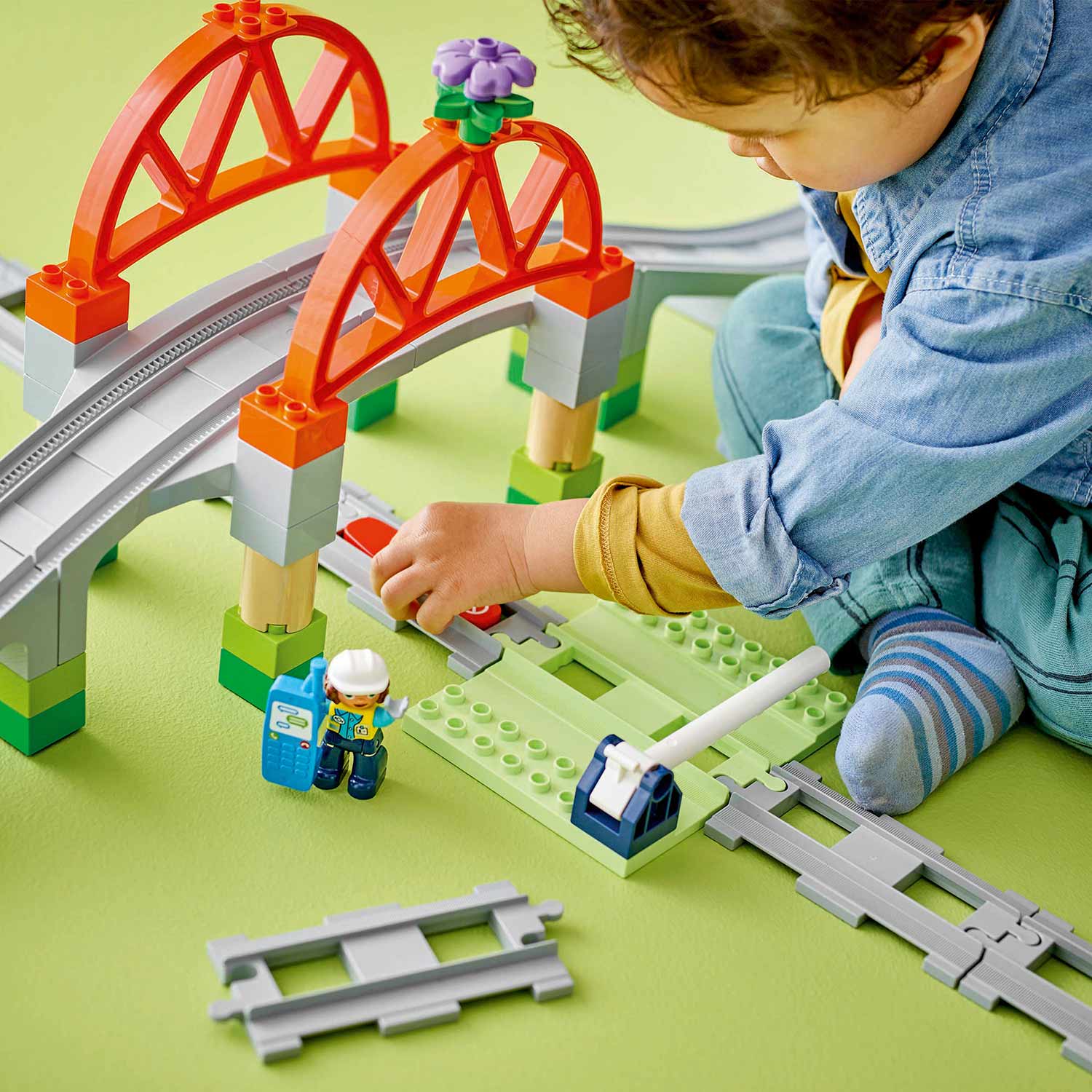 Lego Duplo Set De Expansão De Ponte E Carris Para Comboio 10426 ( Imagem 4 de 4 ) - Preview