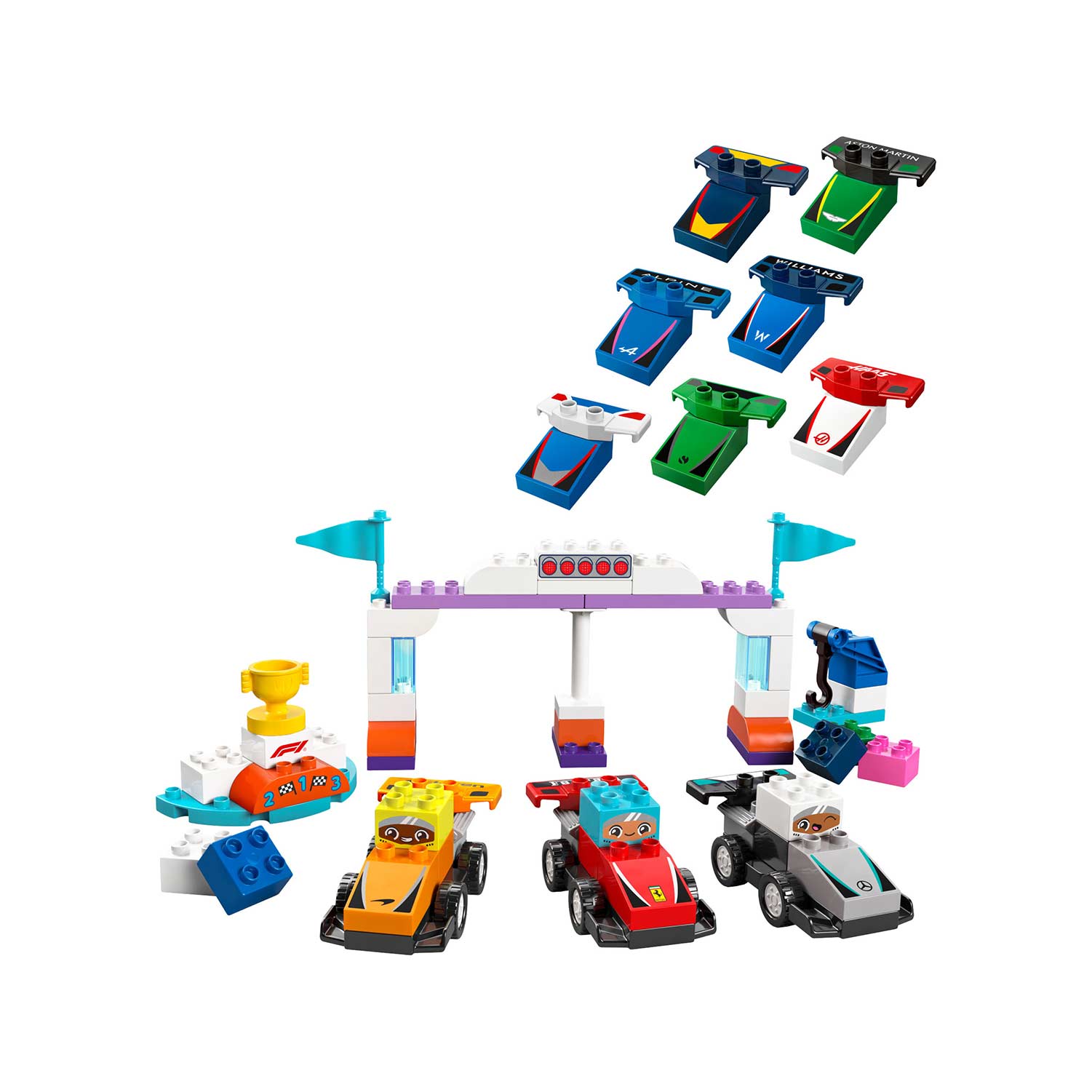 Lego Duplo F1 Carros E Pilotos Das Equipas 10445 ( Imagem 2 de 4 ) - Preview