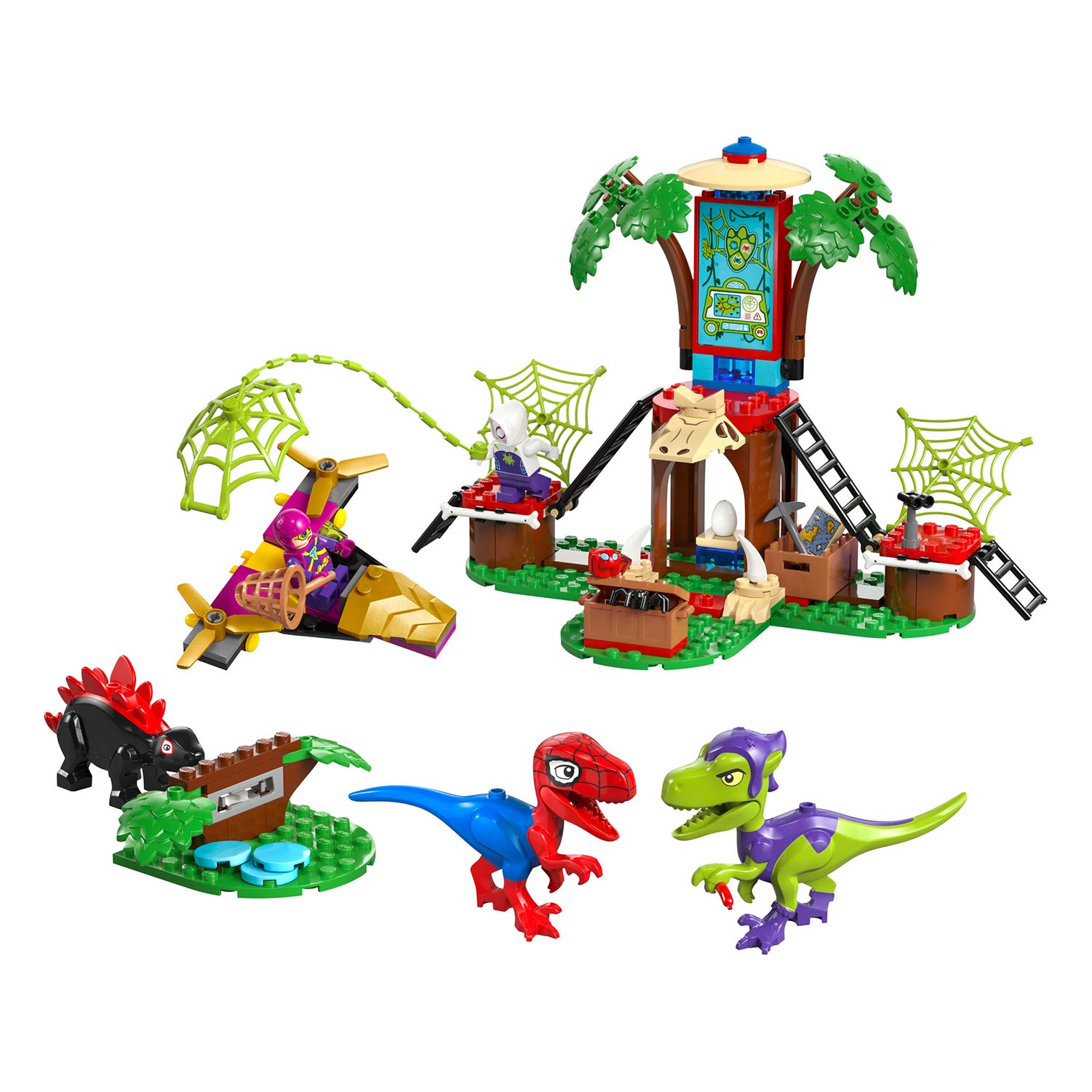 Lego Marvel Spidey E Gobby - Batalha De Raptors No Quartel - General Da Casa Da Árvore 11200 ( Imagem 2 de 4 ) - Preview