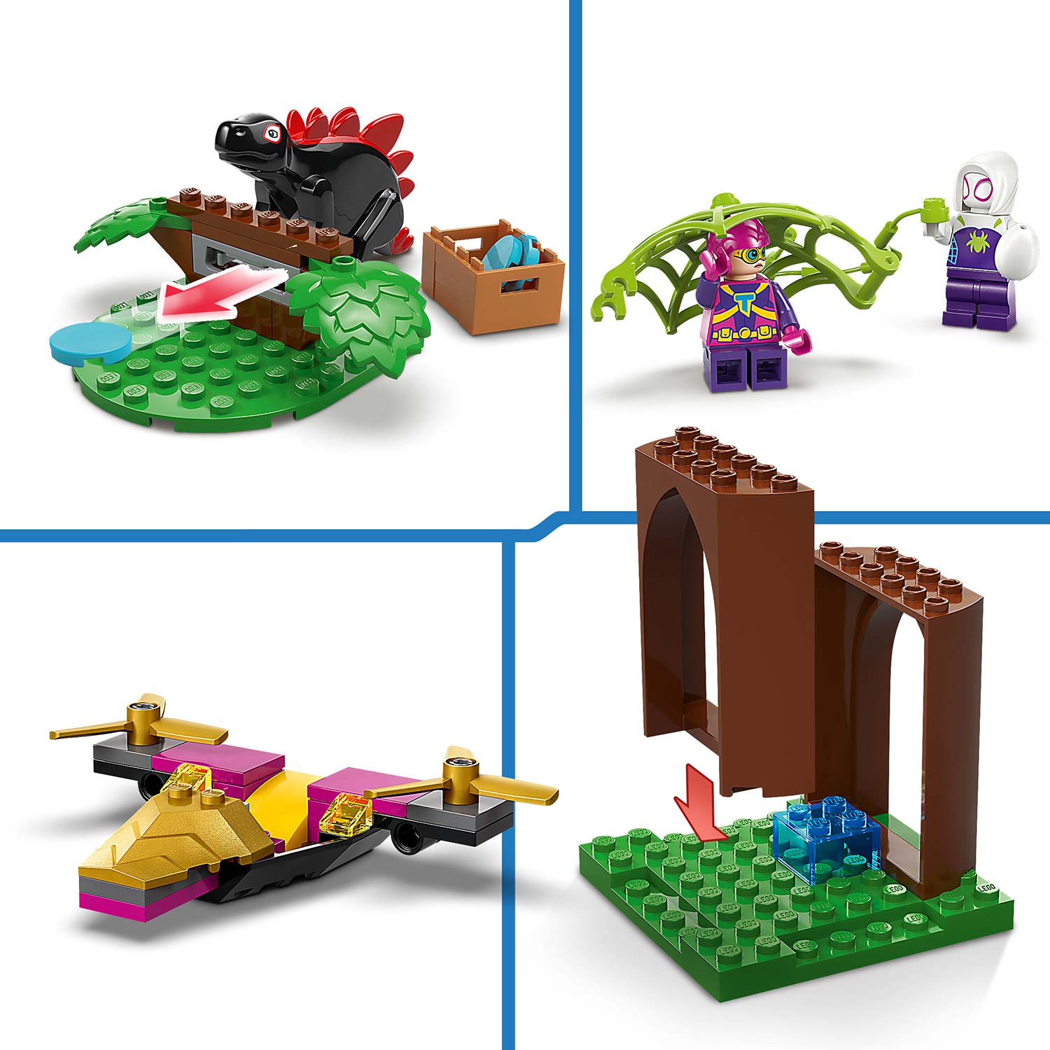 Lego Marvel Spidey E Gobby - Batalha De Raptors No Quartel - General Da Casa Da Árvore 11200 ( Imagem 3 de 4 ) - Preview