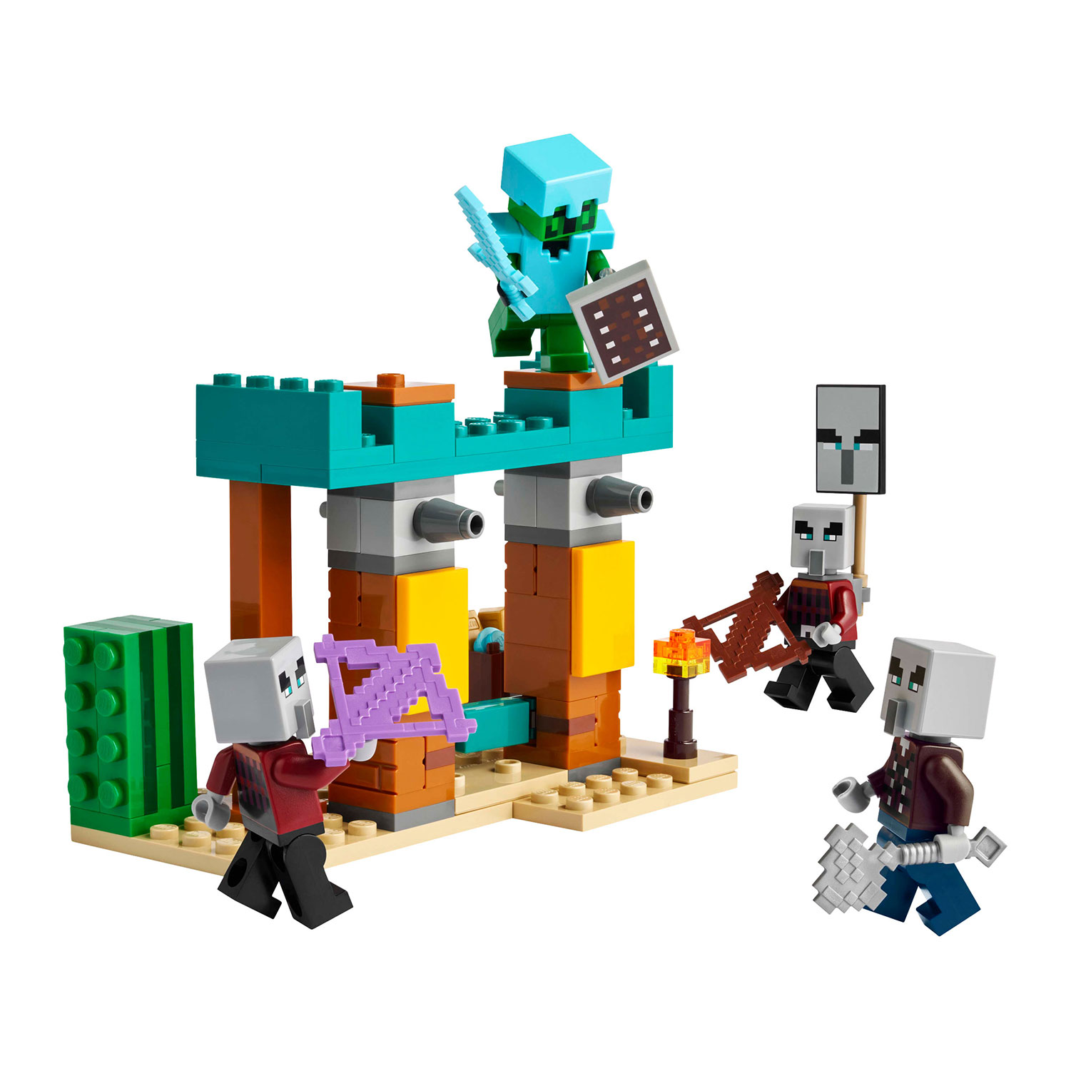 Lego Minecraft Patrulha Deserto Illager 21267 ( Imagem 2 de 4 ) - Preview