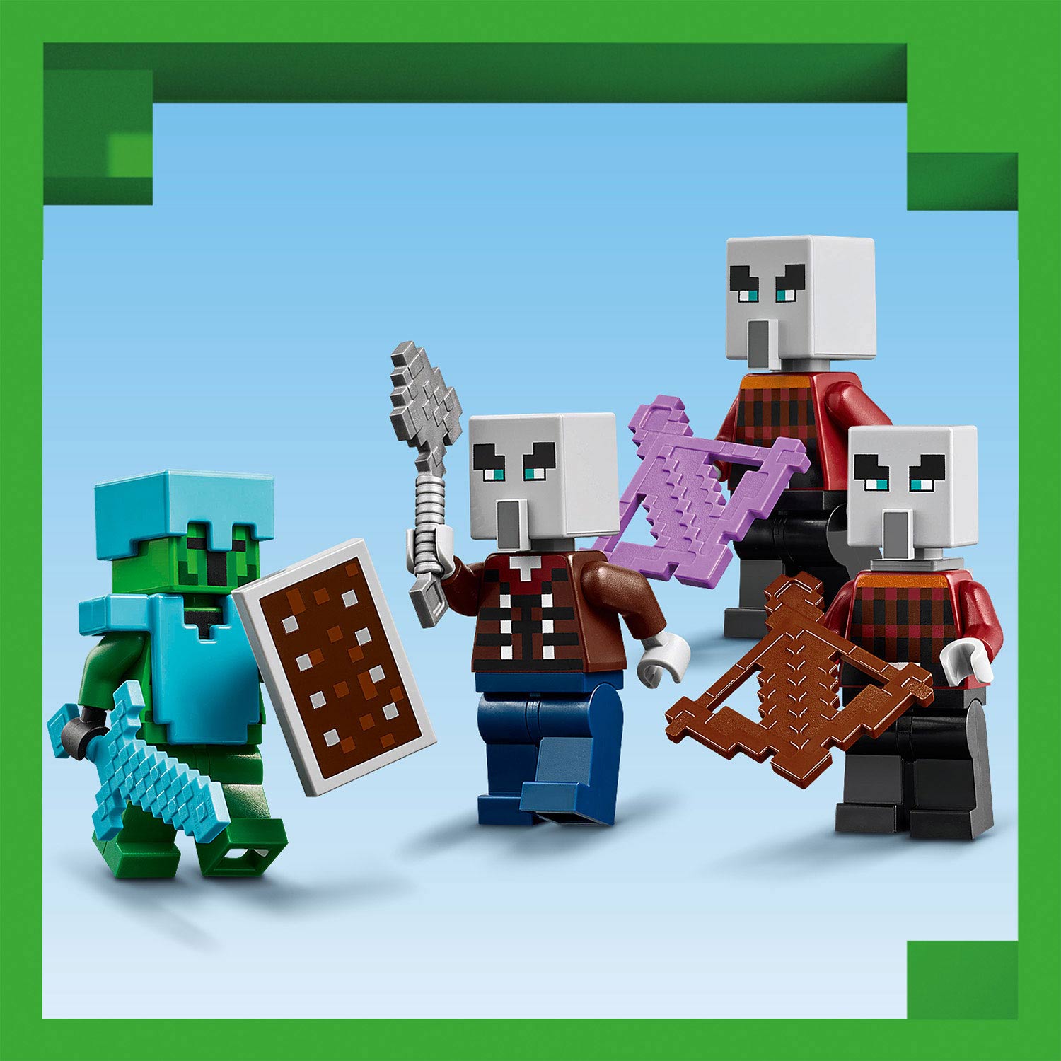 Lego Minecraft Patrulha Deserto Illager 21267 ( Imagem 4 de 4 ) - Preview