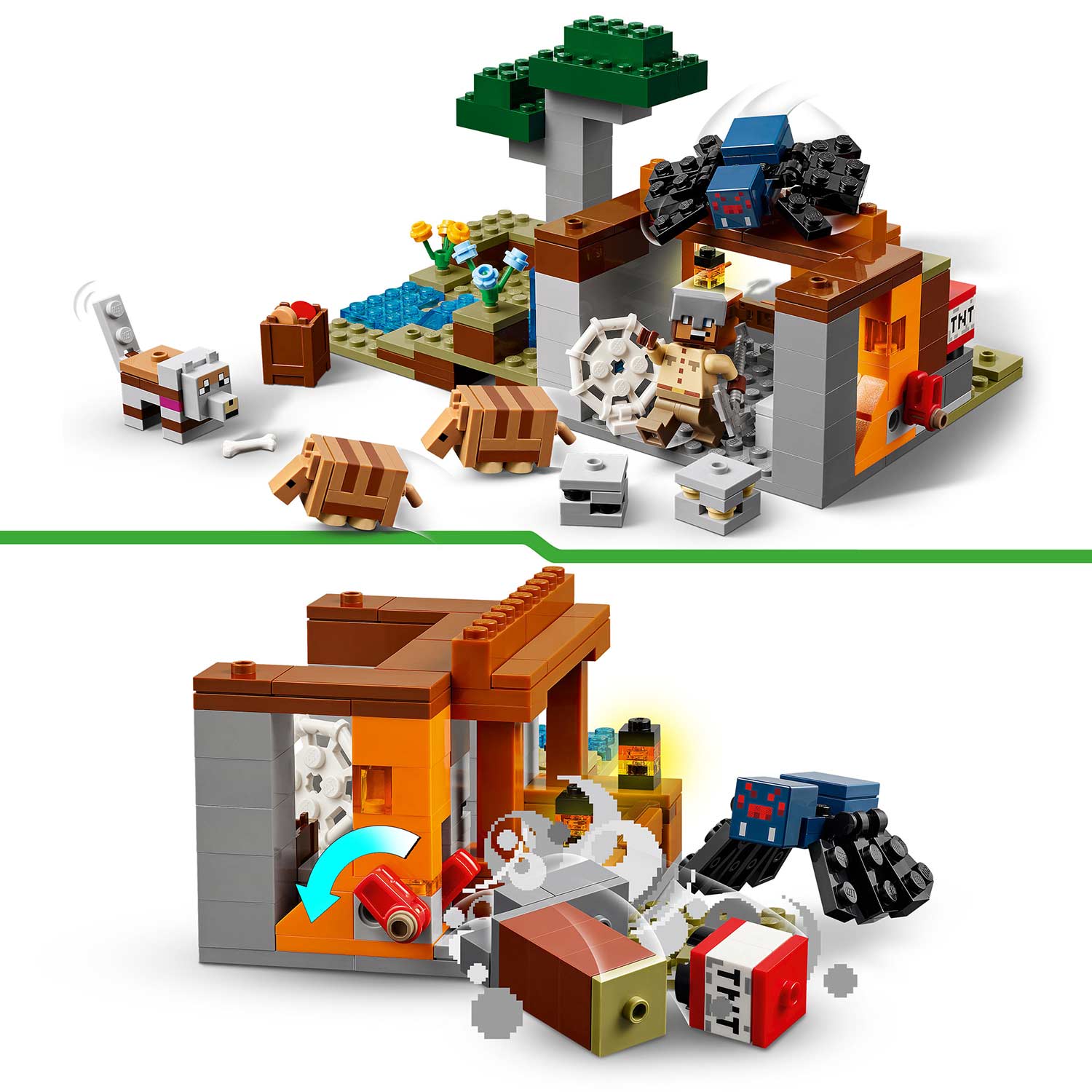 Lego Minecraft A Exposicao Da Mina Do Armadilho 21269 ( Imagem 3 de 4 ) - Preview