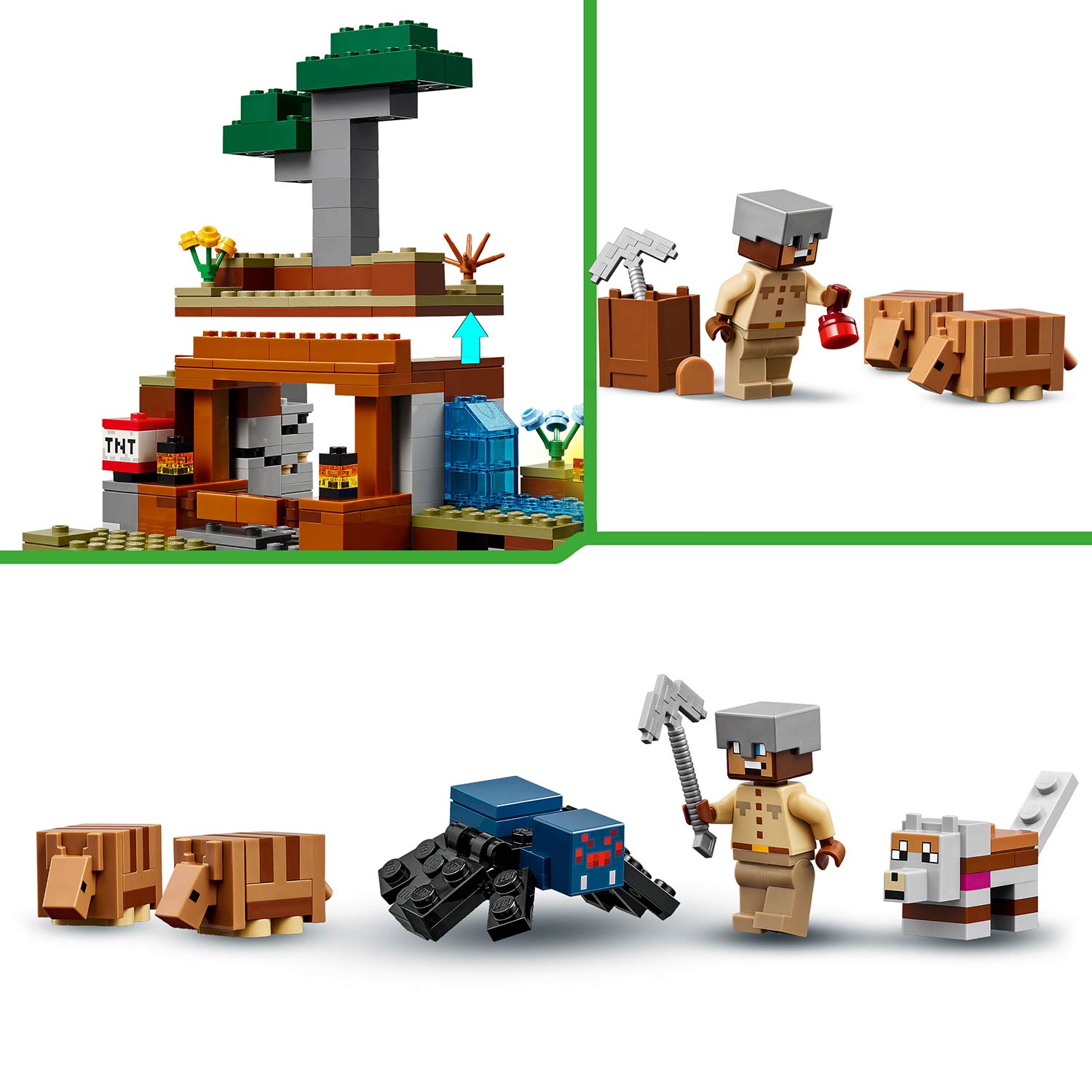 Lego Minecraft A Exposicao Da Mina Do Armadilho 21269 ( Imagem 4 de 4 ) - Preview
