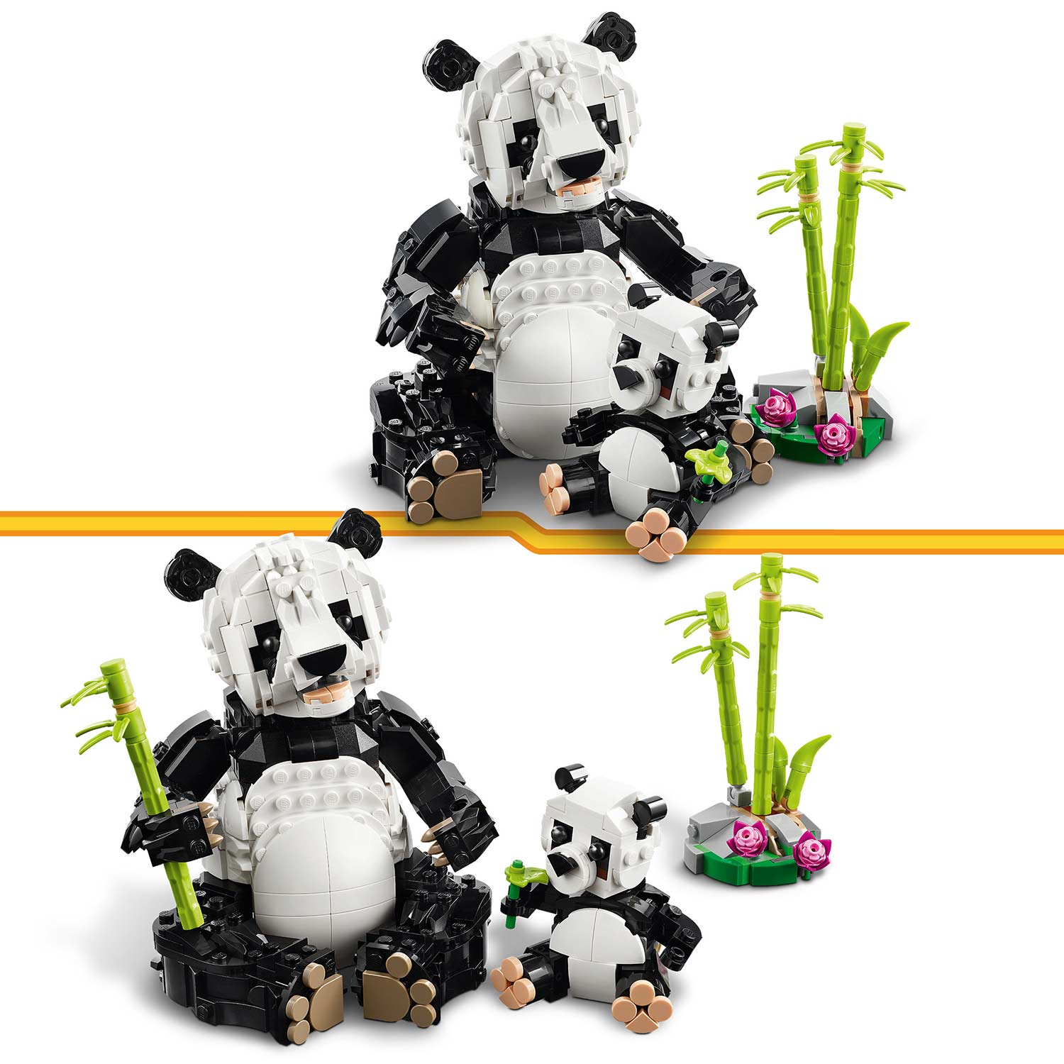 Lego Creator 3-In-1 Animais Selvagens: Familia De Pandas 31165 ( Imagem 3 de 4 ) - Preview