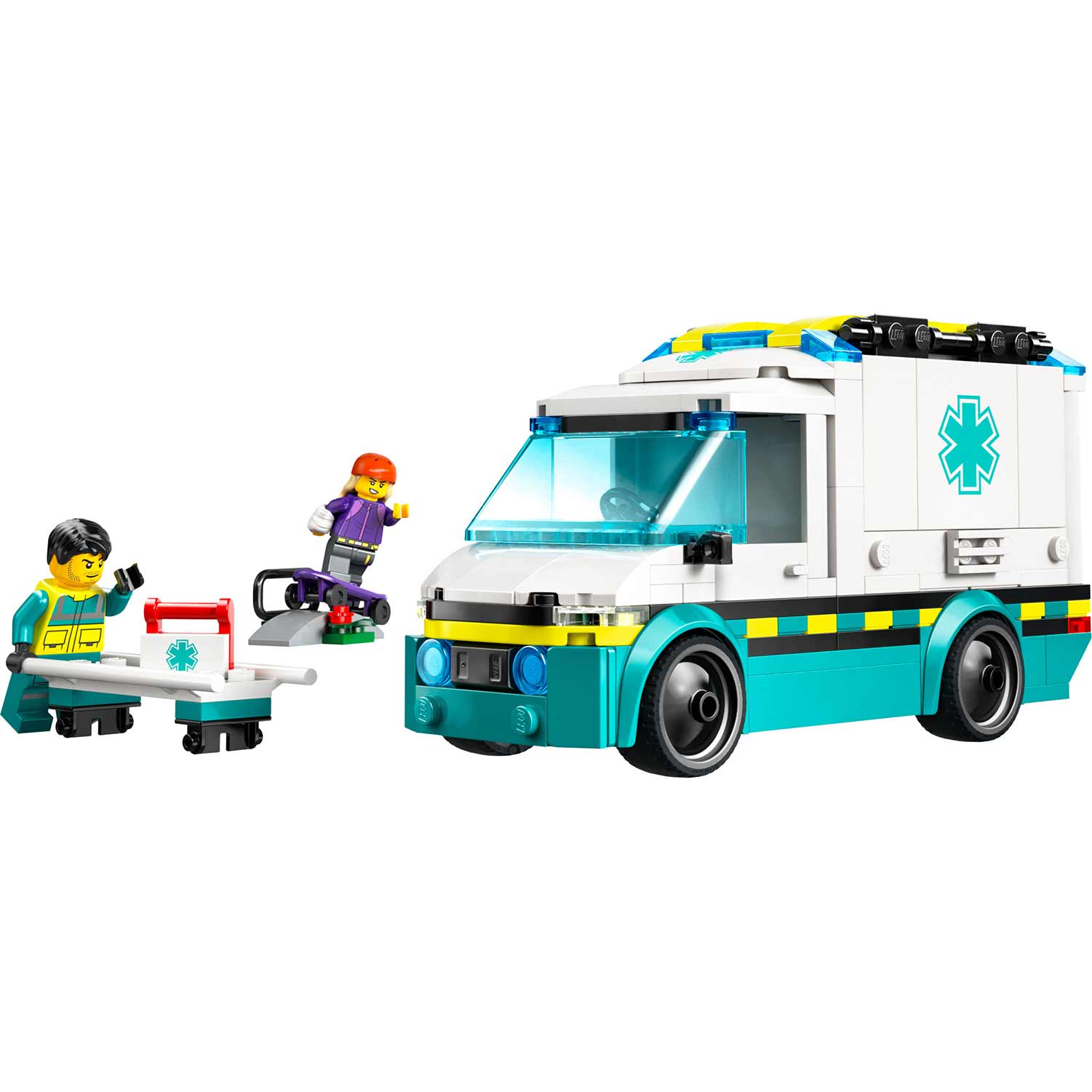 Lego City Ambulancia De Emergencia 60451 ( Imagem 2 de 4 ) - Preview