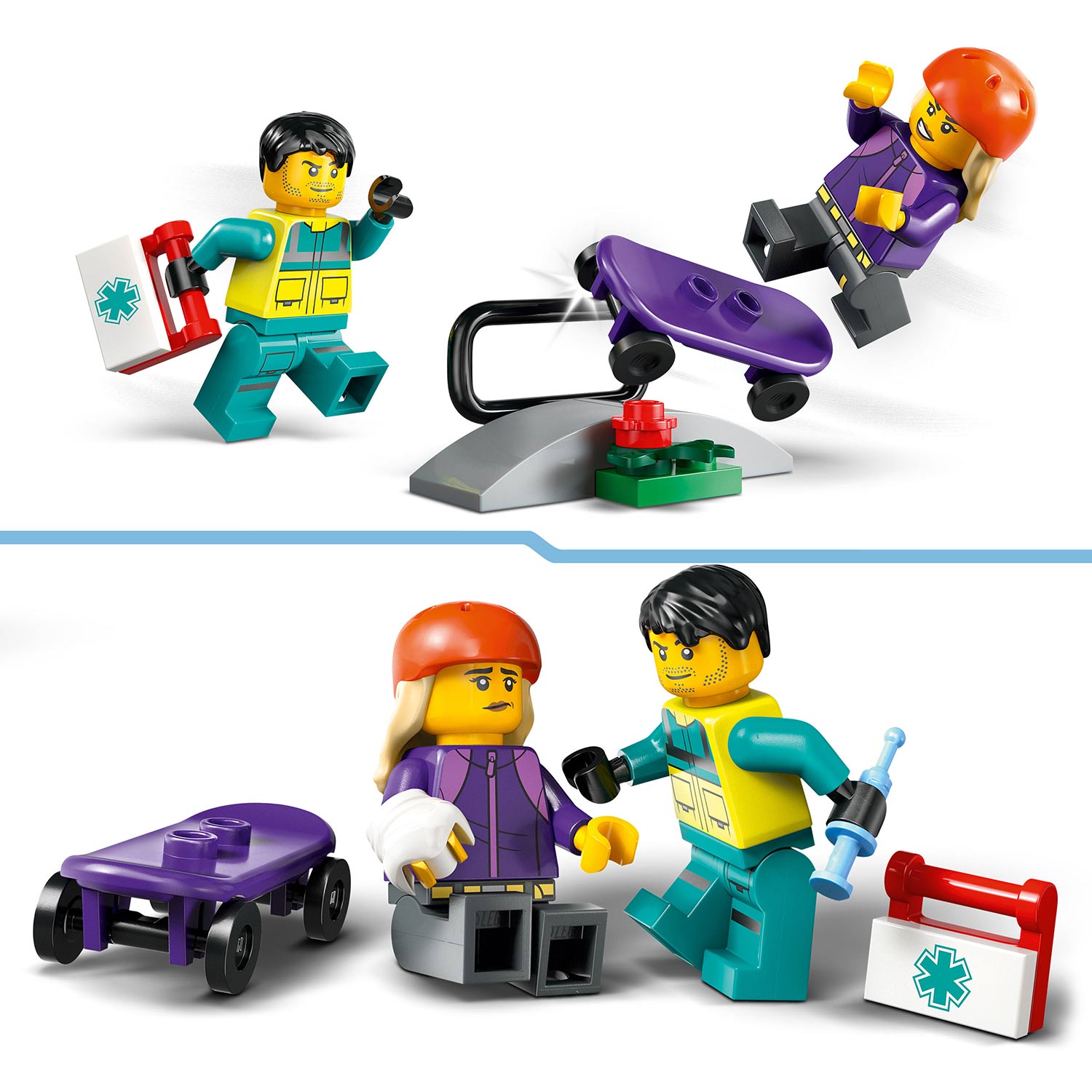 Lego City Ambulancia De Emergencia 60451 ( Imagem 4 de 4 ) - Preview