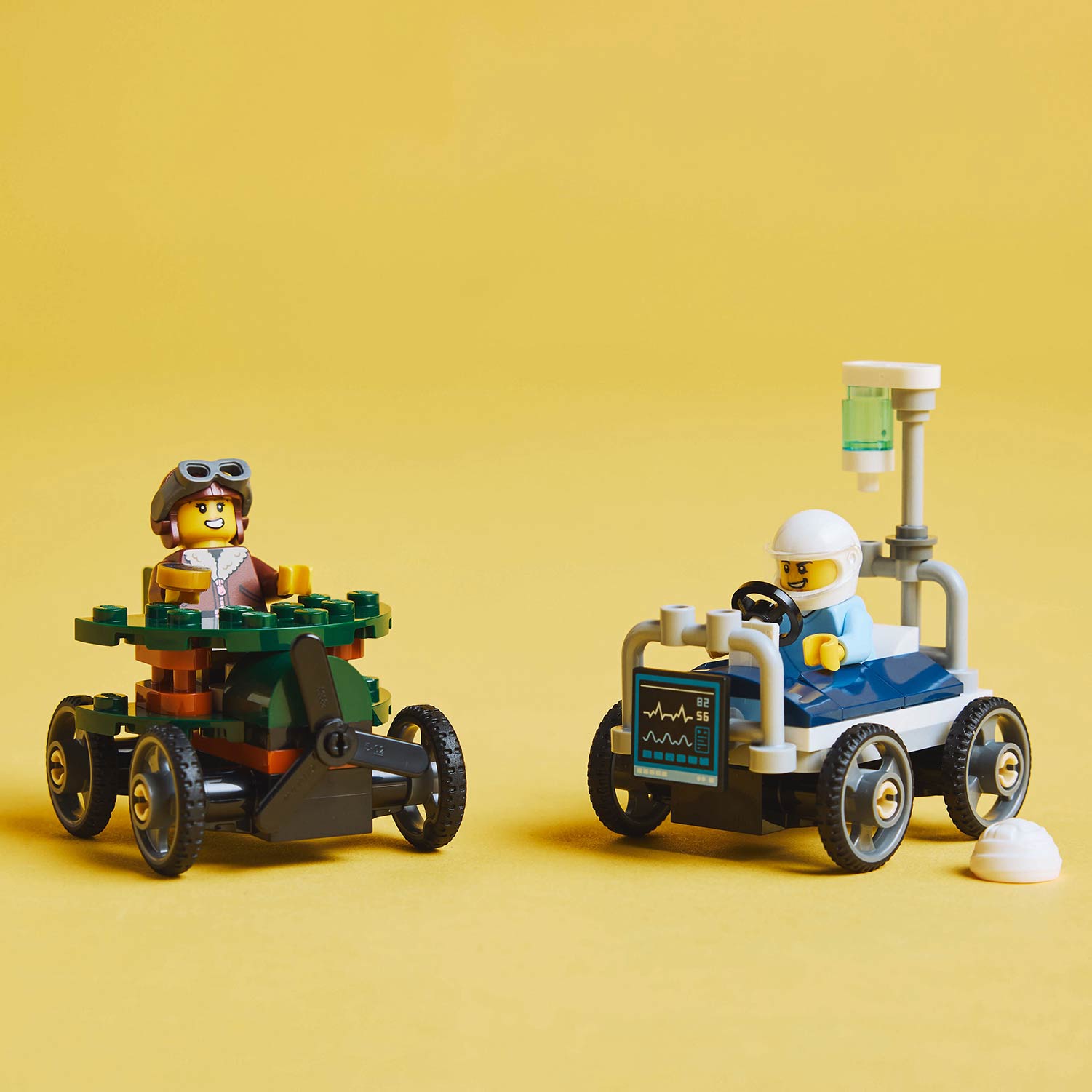 Lego City Pack De Carros De Corrida Aeronave Vs. Cama De Hospital 60459 ( Imagem 4 de 4 ) - Preview