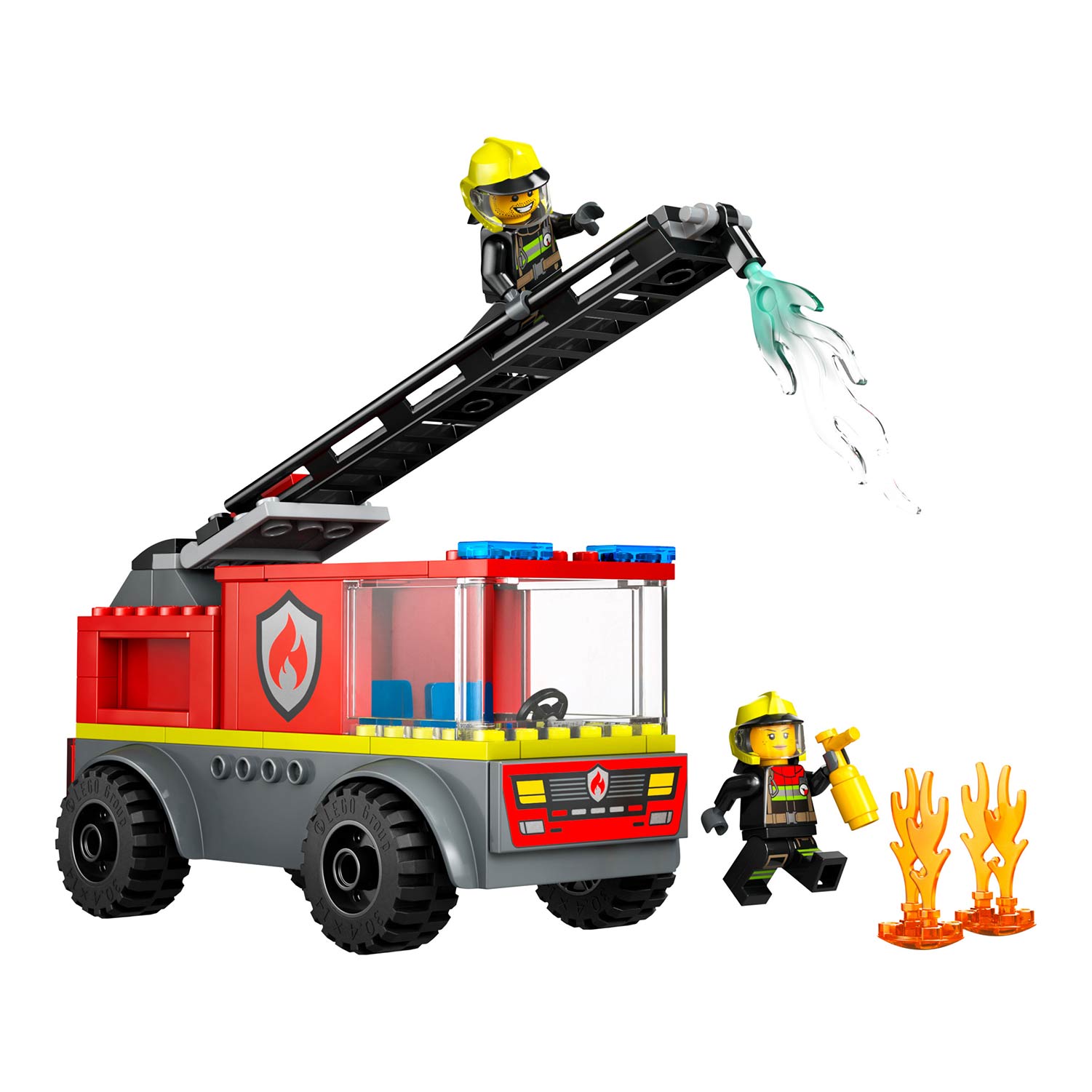 Lego City Camiao Dos Bombeiros Com Escada 60463 ( Imagem 2 de 4 ) - Preview