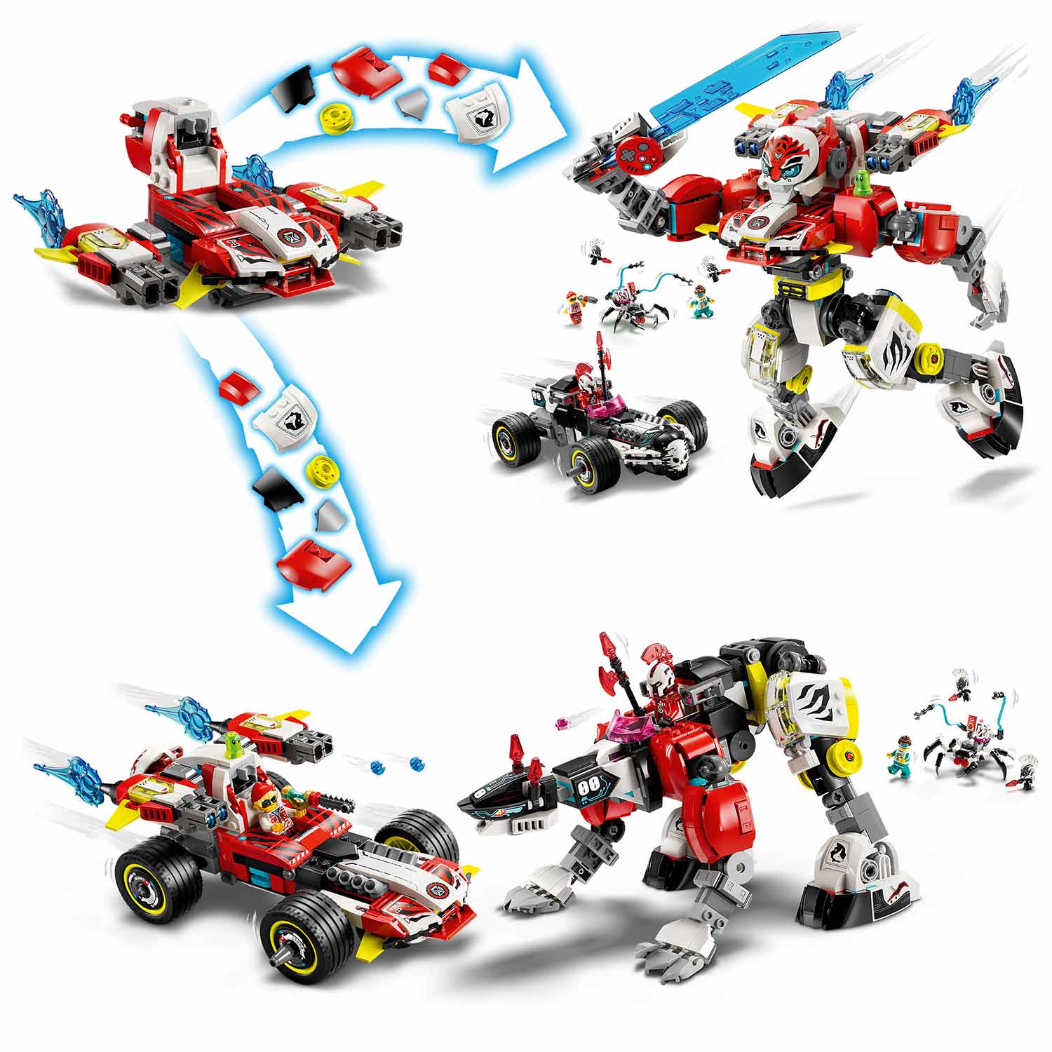 Lego Dreamzzz Tigre Robo Do Cooper E Hot Rod Do Zero 71497 ( Imagem 3 de 4 ) - Preview