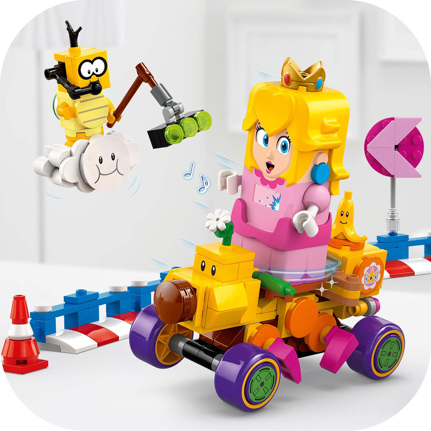 Lego Super Mário Kart - Conjunto Peach Bebe E Grande Premio 72036 ( Imagem 4 de 4 ) - Preview