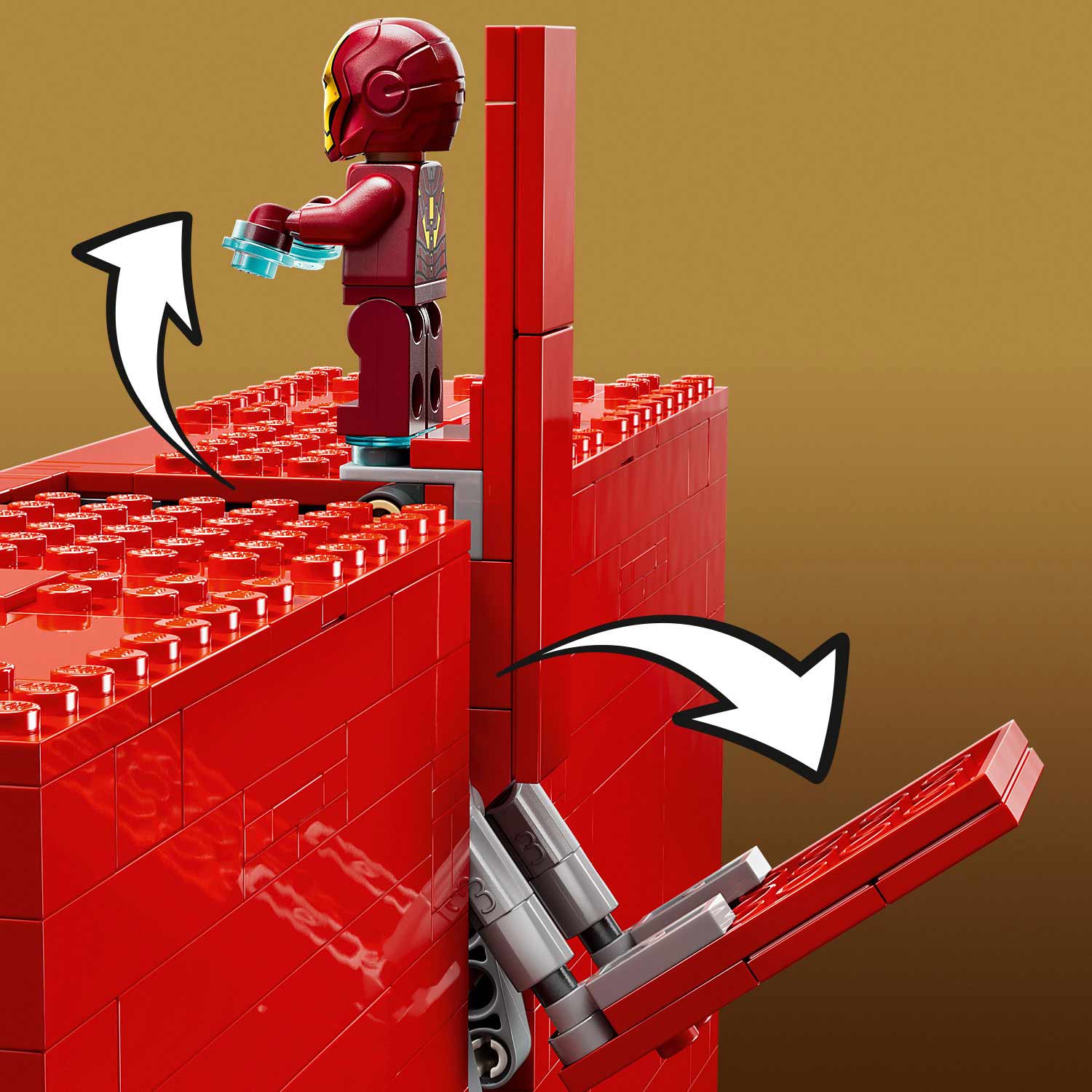 Lego Marvel Logotipo Marvel E Minifiguras 76313 ( Imagem 4 de 4 ) - Preview