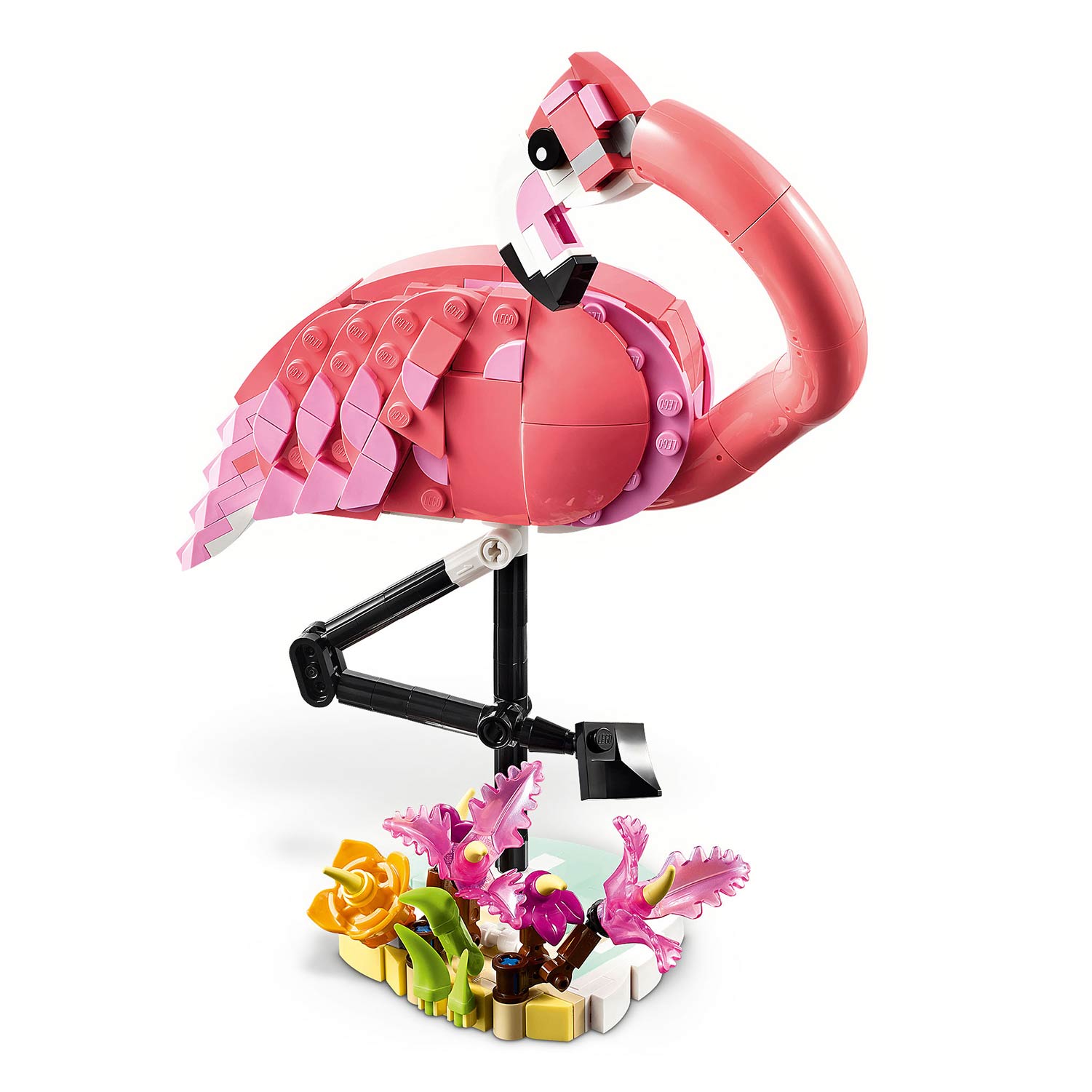 Lego Creator 3-In-1 Animais Selvagens: Flamingo Cor-De-Rosa 31170 ( Imagem 3 de 4 ) - Preview