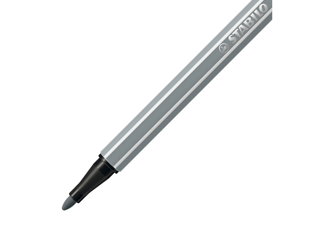 Marcador stabilo aguarelavel pen 68 cinza azulado claro 1 mm (10 unidades) ( Imagem 2 de 6 ) - Preview