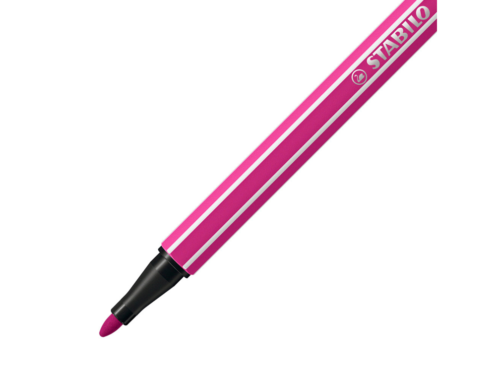 Marcador stabilo aguarelavel pen 68 rosa 1 mm ( Imagem 2 de 6 ) - Preview