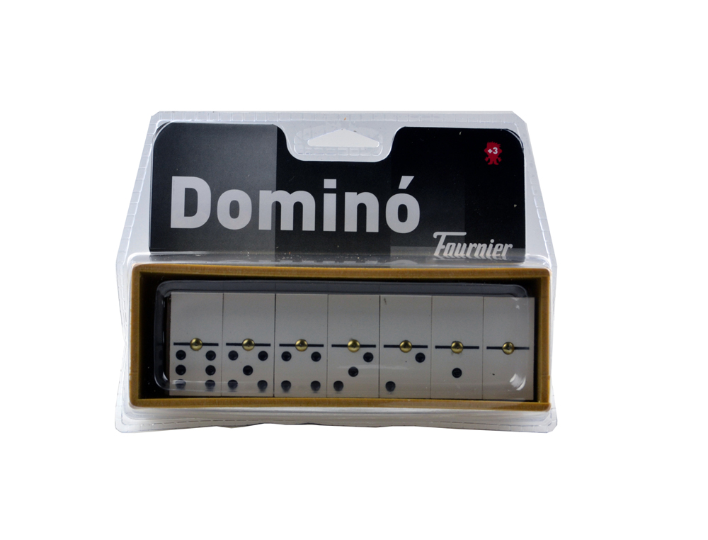 Domino fournier ficha marfim em caixa de plastico em blister ( Imagem 2 de 3 ) - Preview