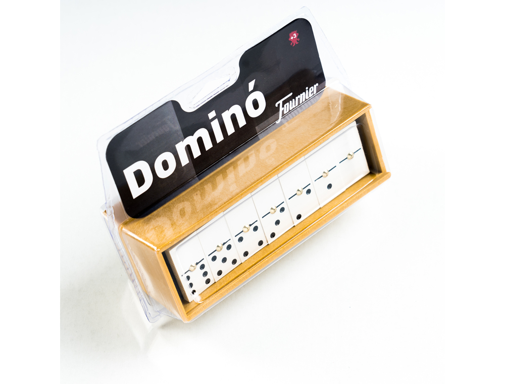 Domino fournier ficha marfim em caixa de plastico em blister ( Imagem 3 de 3 ) - Preview