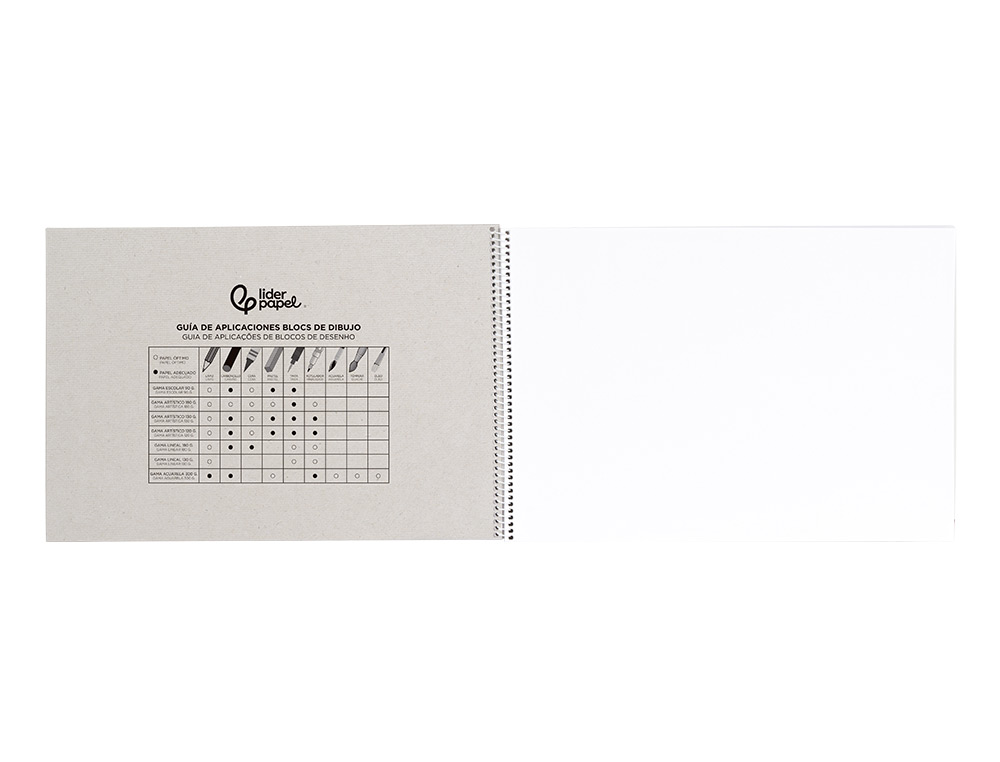 Bloco de Desenho Liderpapel. 20 Folhas, Tamanho 155 x 215 mm. 90 gr. ( Imagem 3 de 10 ) - Preview