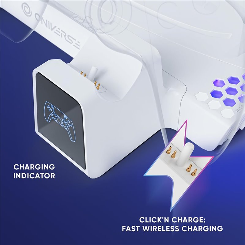 Multifunctional Omniverse Nexus 5 Stand (PS5/PS5 Slim) White ( Imagem 3 de 4 ) - Preview