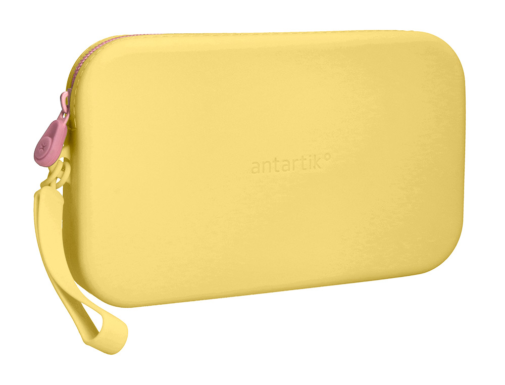 Estojo escolar antartik tropical dive silicone soft retangular 190x120x25 mm amarelo ( Imagem 4 de 10 ) - Preview