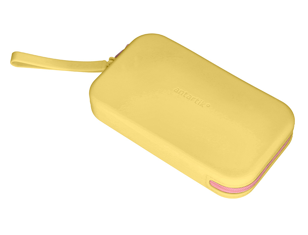 Estojo escolar antartik tropical dive silicone soft retangular 190x120x25 mm amarelo ( Imagem 5 de 10 ) - Preview