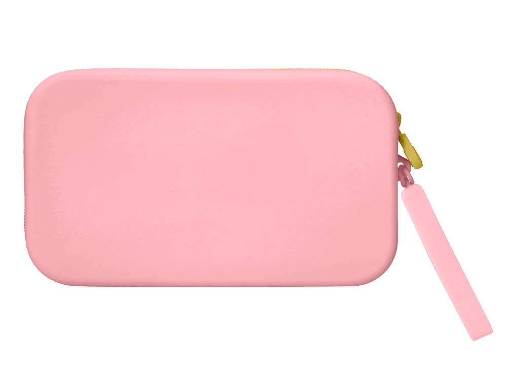 Estojo escolar antartik tropical dive silicone soft retangular 190x120x25 mm rosa chiclete ( Imagem 3 de 10 ) - Preview