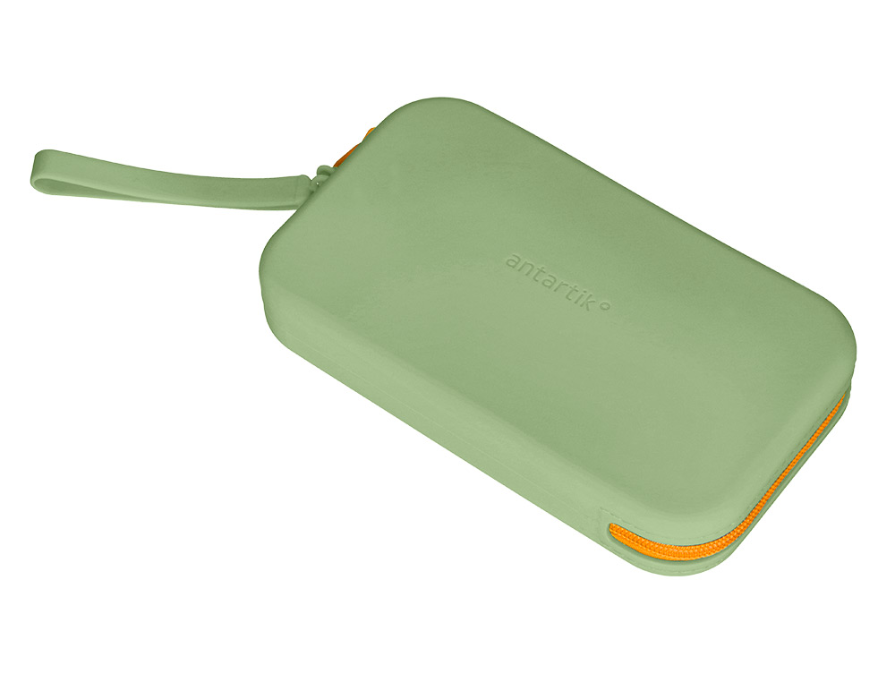Estojo escolar antartik tropical dive silicone soft retangular 190x120x25 mm verde militar ( Imagem 5 de 10 ) - Preview