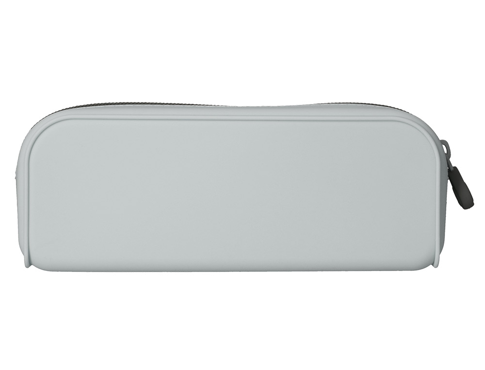 Estojo escolar antartik prisma silicone soft retangular 185x50x75 mm cinza ( Imagem 3 de 10 ) - Preview