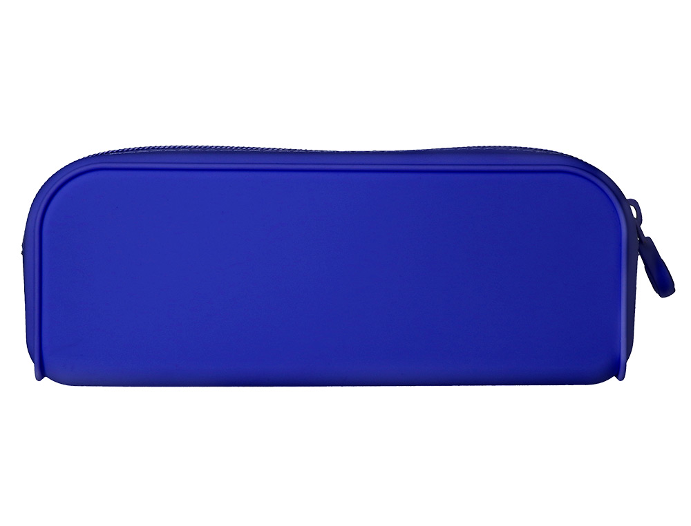 Estojo escolar antartik prisma silicone soft retangular 185x50x75 mm azul escuro ( Imagem 3 de 10 ) - Preview