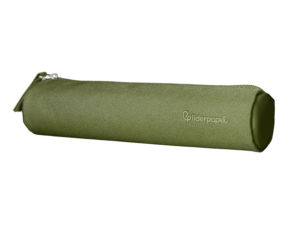 Estojo escolar liderpapel slim cilindrico 220x45 mm verde militar ( Imagem 3 de 9 ) - Preview