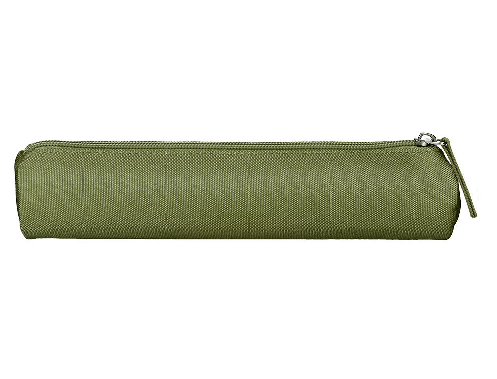 Estojo escolar liderpapel slim cilindrico 220x45 mm verde militar ( Imagem 4 de 9 ) - Preview