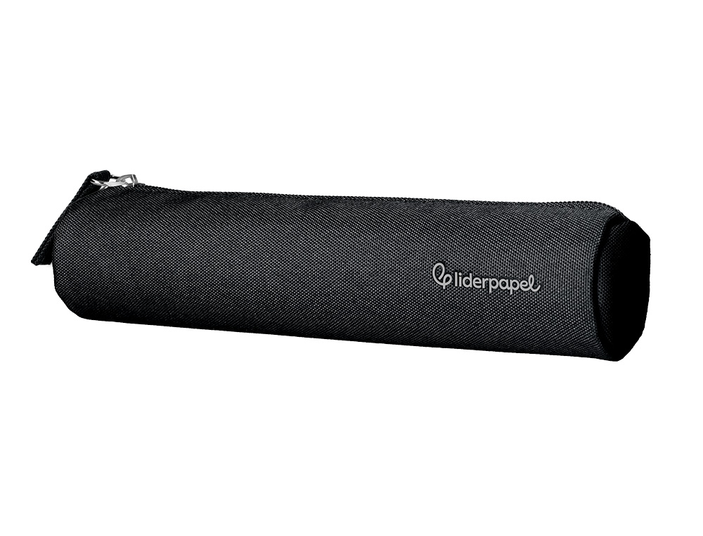 Estojo escolar liderpapel slim cilindrico 220x45 mm preto ( Imagem 3 de 9 ) - Preview