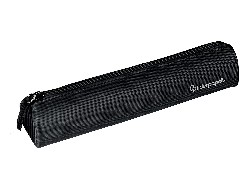 Estojo escolar liderpapel slim cilindrico 220x45 mm preto ( Imagem 5 de 9 ) - Preview
