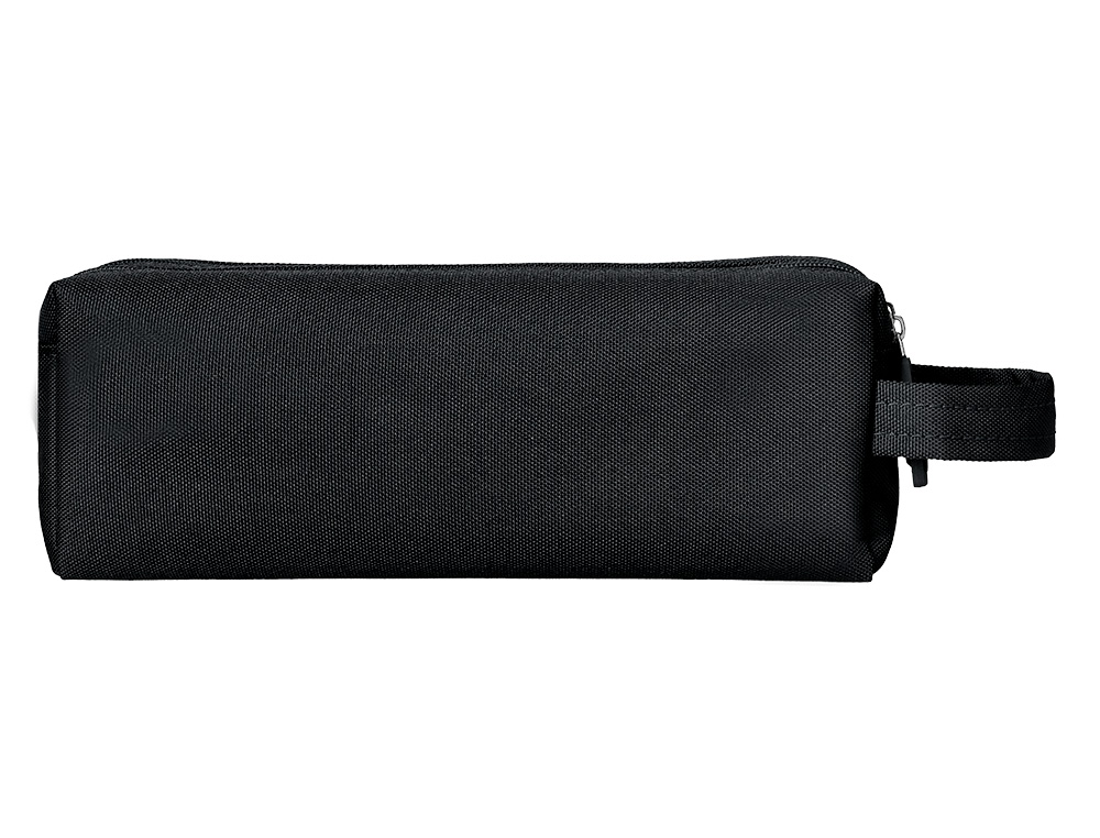 Estojo escolar liderpapel classic retangular com asa 2 fechos 210x80 mm preto ( Imagem 4 de 9 ) - Preview