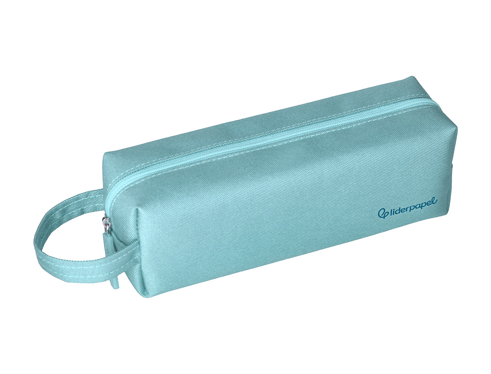 Estojo escolar liderpapel classic retangular com asa 210x70 mm azul celeste ( Imagem 5 de 9 ) - Preview