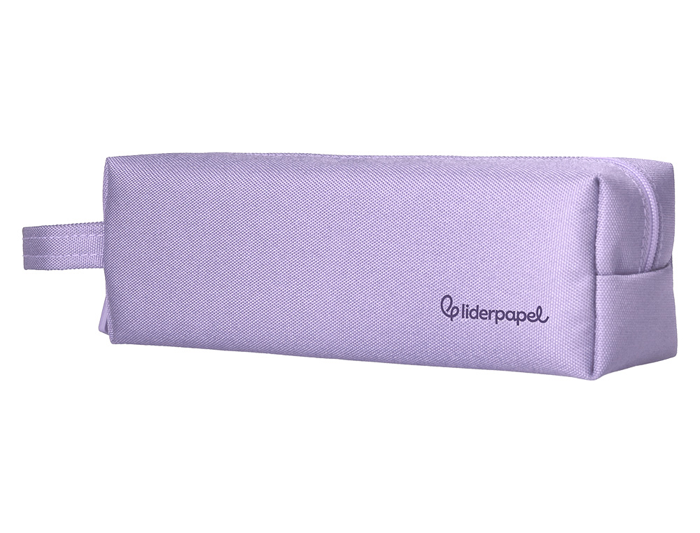 Estojo escolar liderpapel classic retangular com asa 210x70 mm lilas ( Imagem 3 de 9 ) - Preview